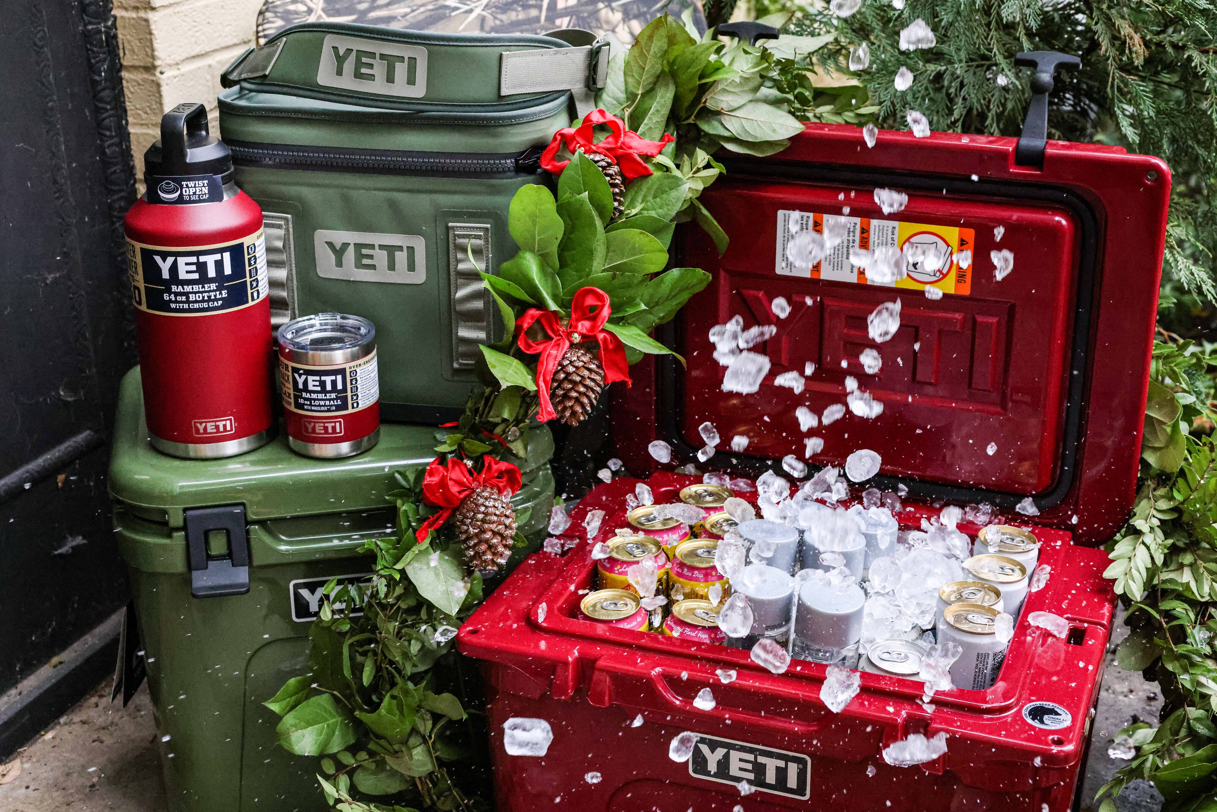 Yeti 18 oz Chug Bottle- Harvest Red- Chug O Cheer – Cheers in a Box