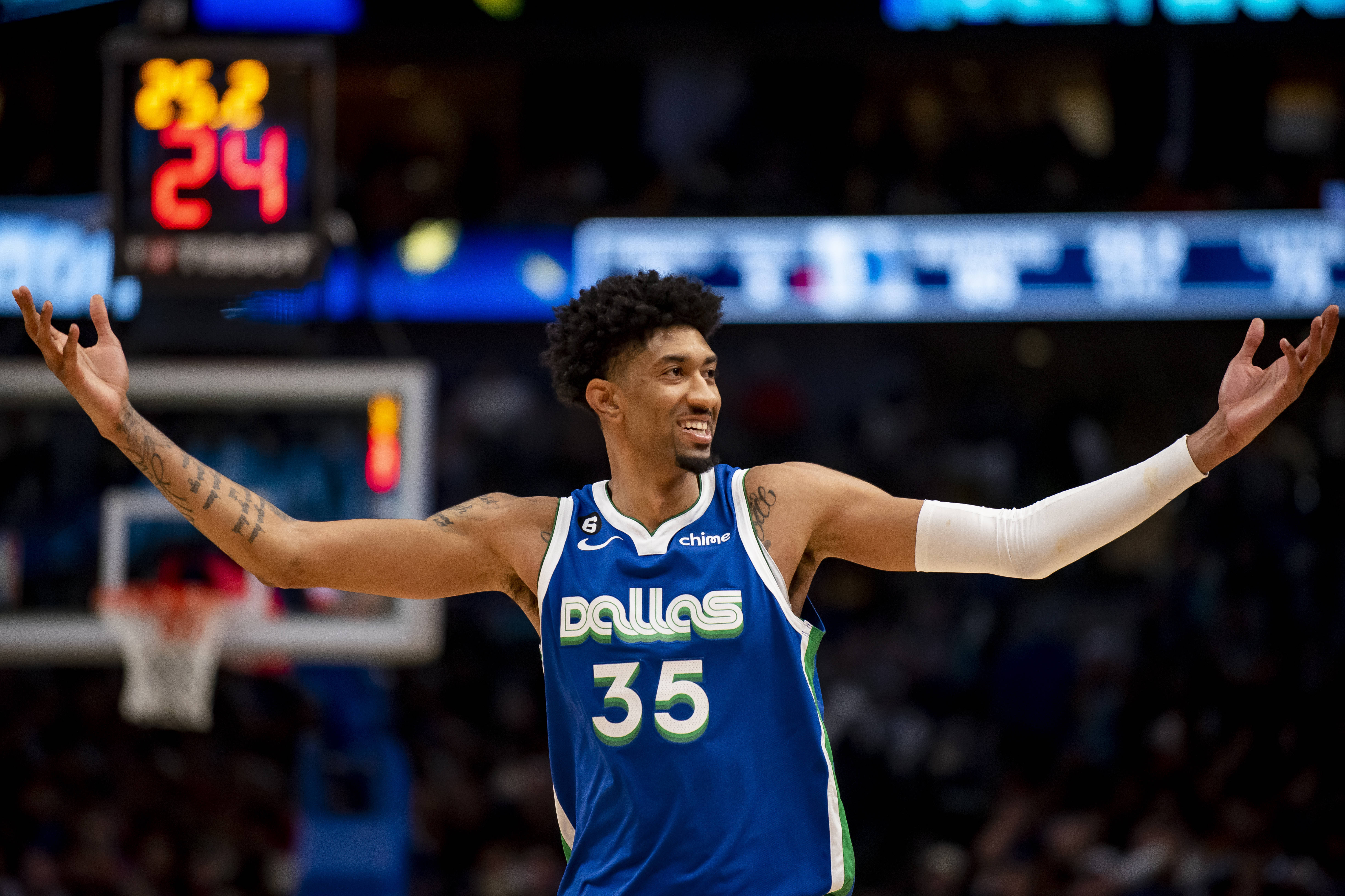 Mavs PR on X: Christian Wood holds career averages of 14.2 points