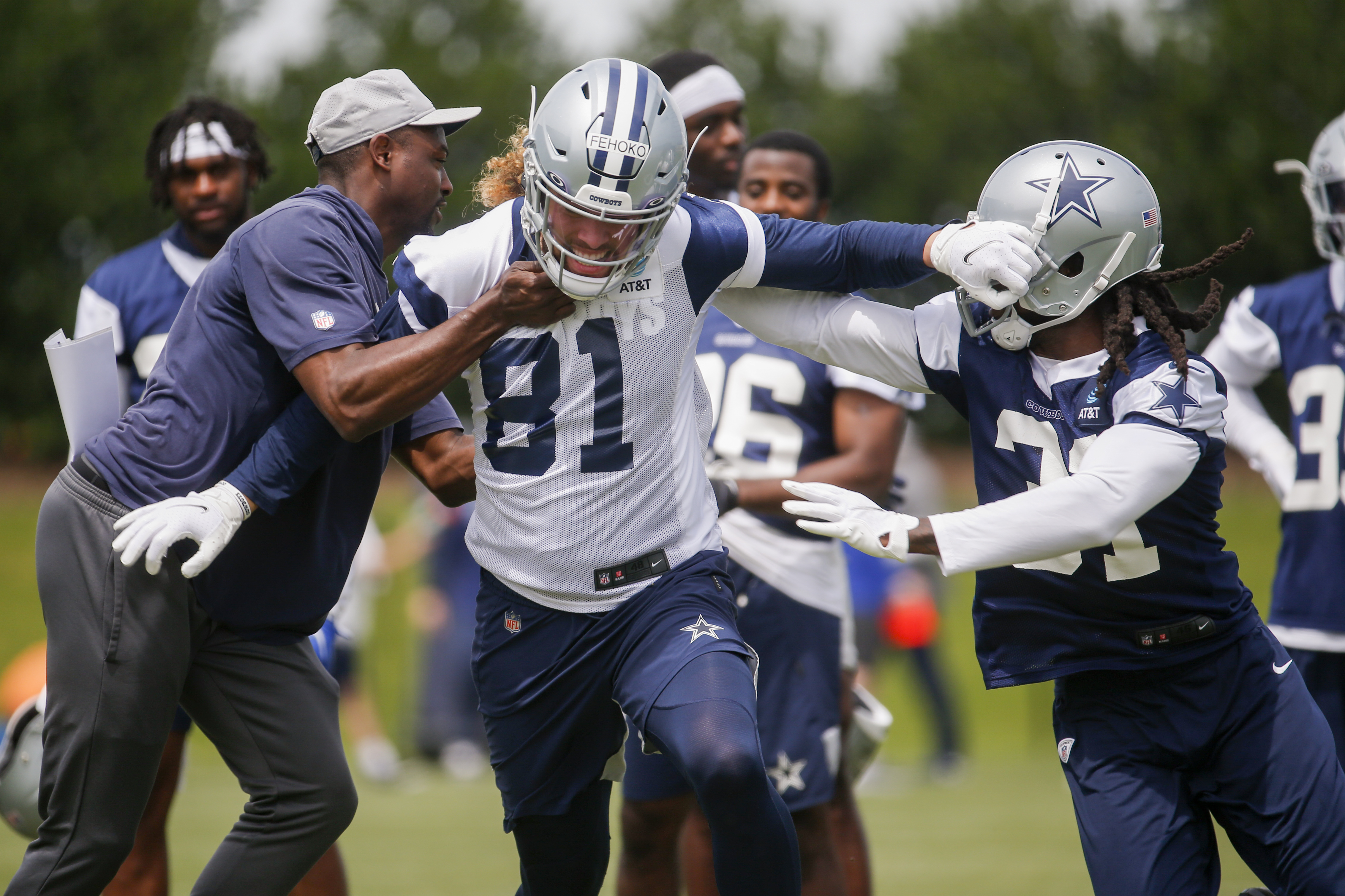 Watch: Simi Fehoko, Cowboys' wide receivers impress in Monday's practice