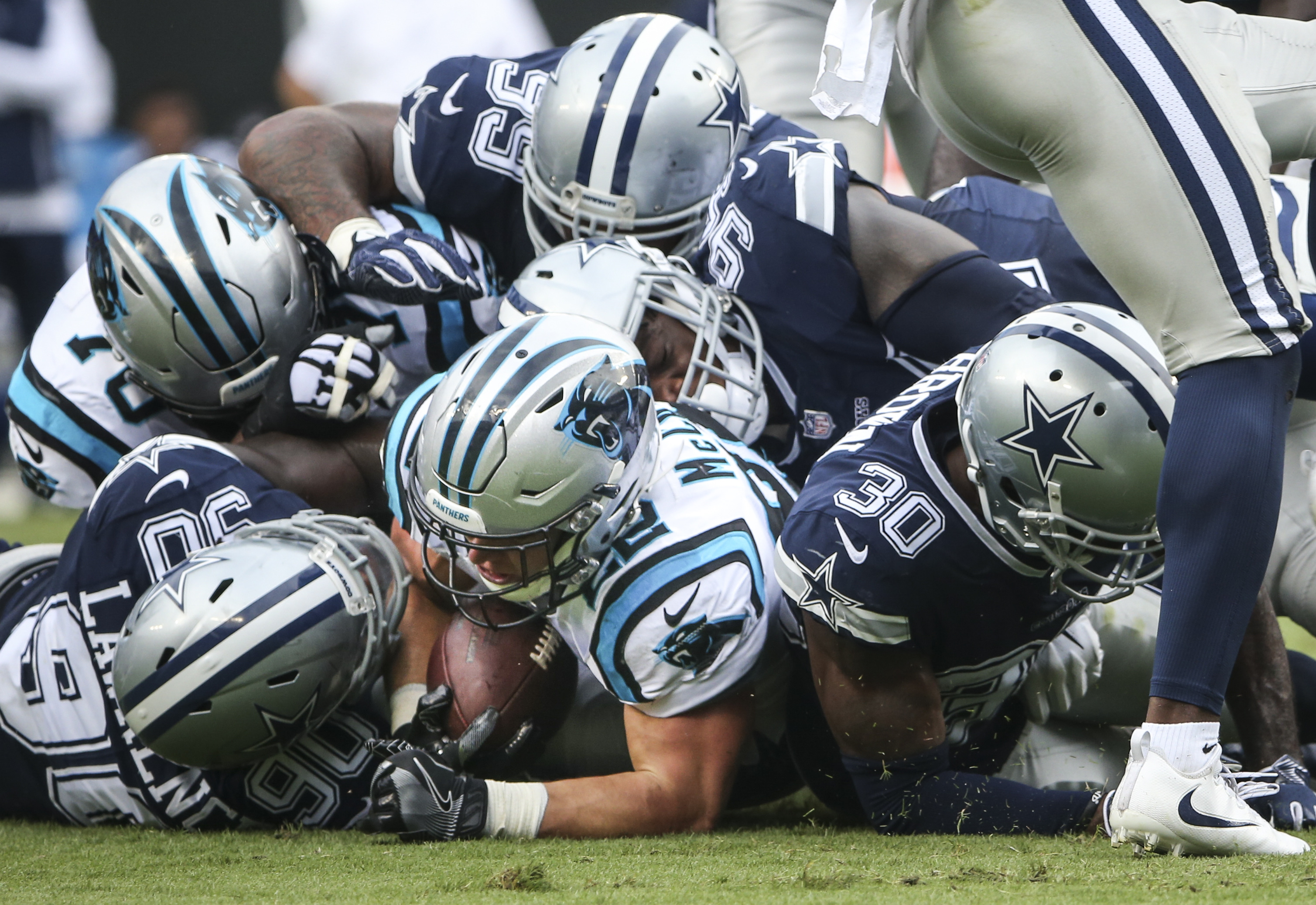 WATCH: Panthers CB Jaycee Horn records 1st career sack in Week 11