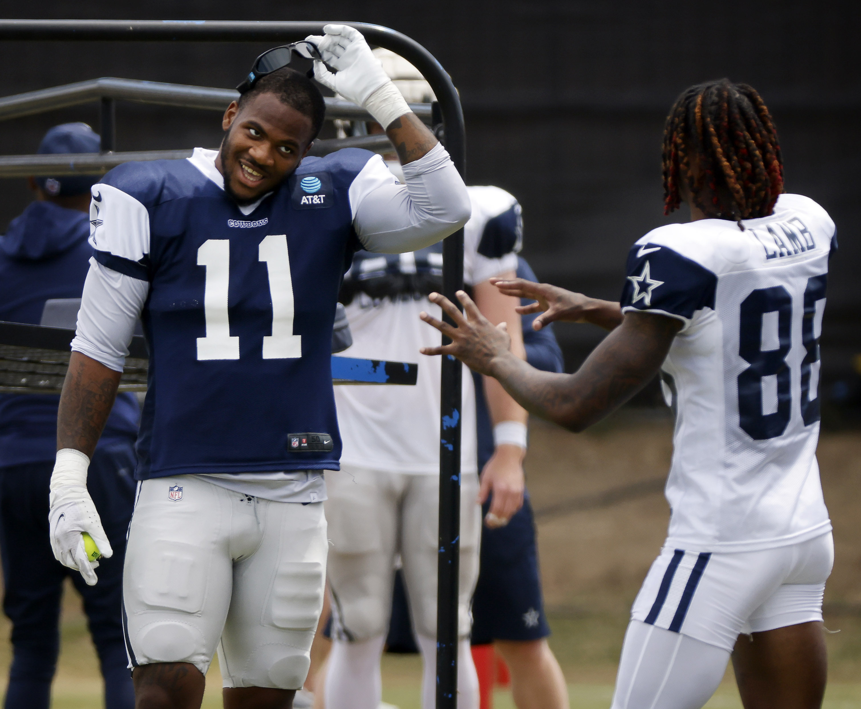 Cowboys training camp photos Quarterback Dak Prescott rolls out to