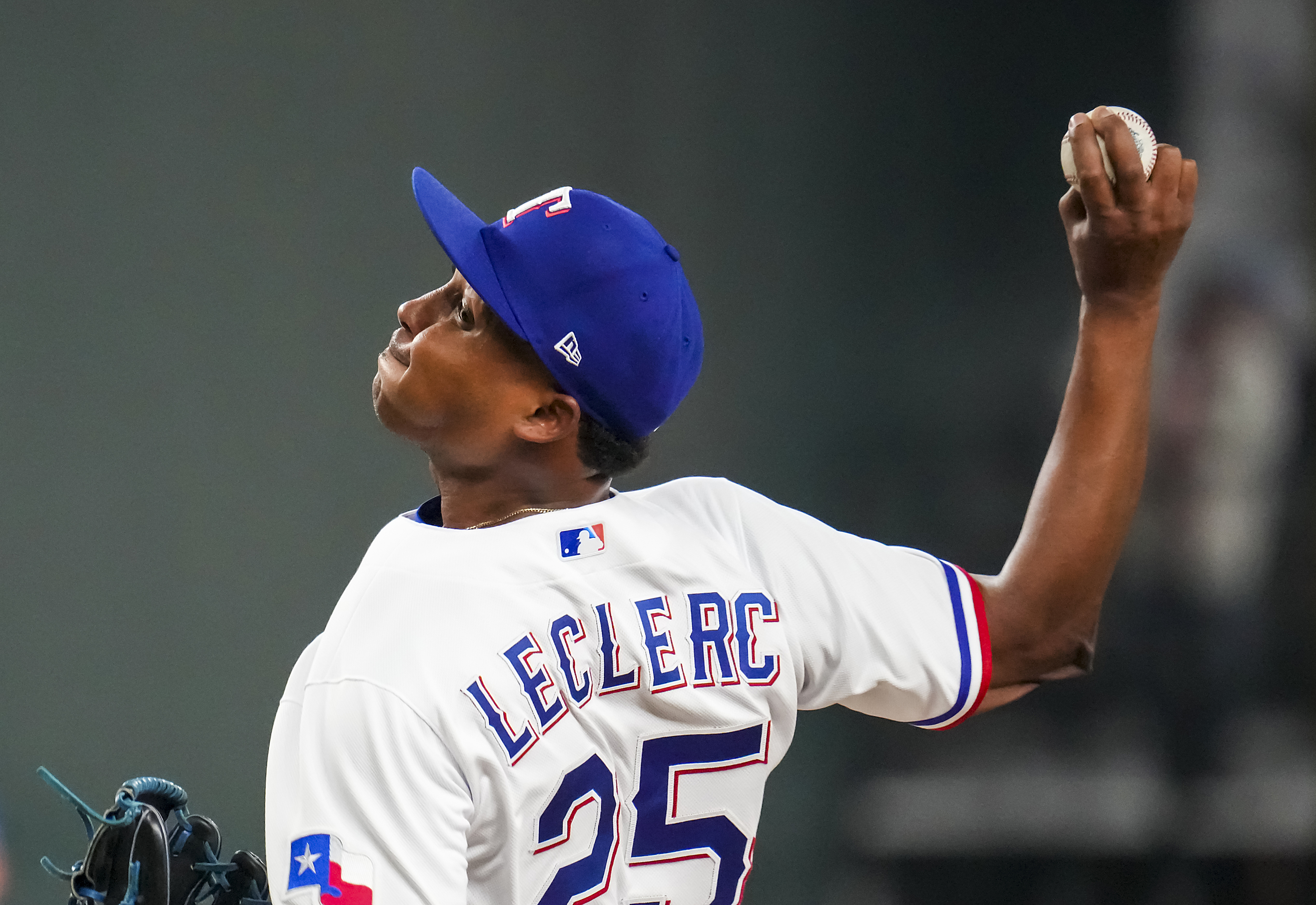 José LeClerc closed the door for Rangers on opening day, but
