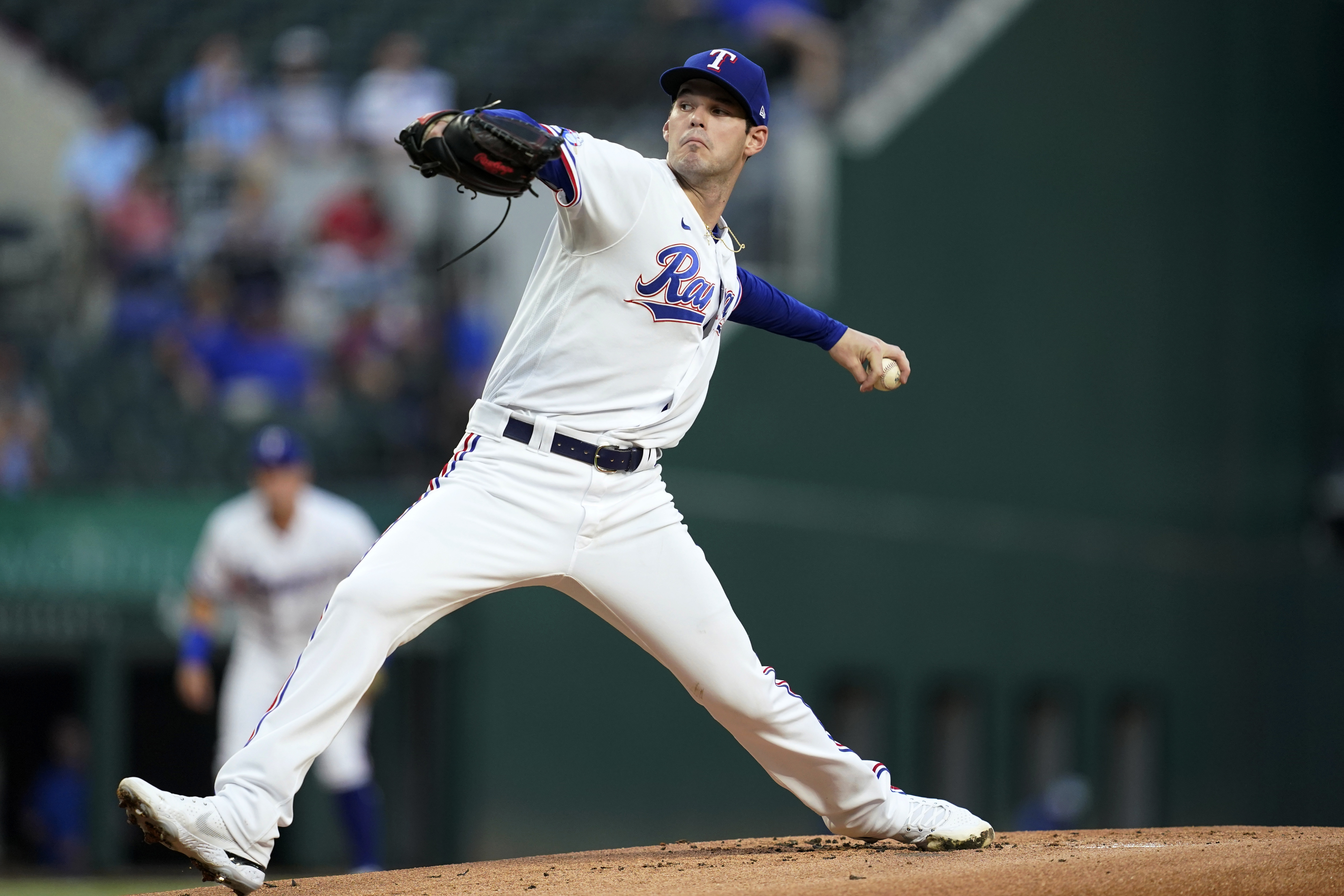 Rangers' Kumar Rocker shakes slow first inning, strikes out 8 in third  Class A start