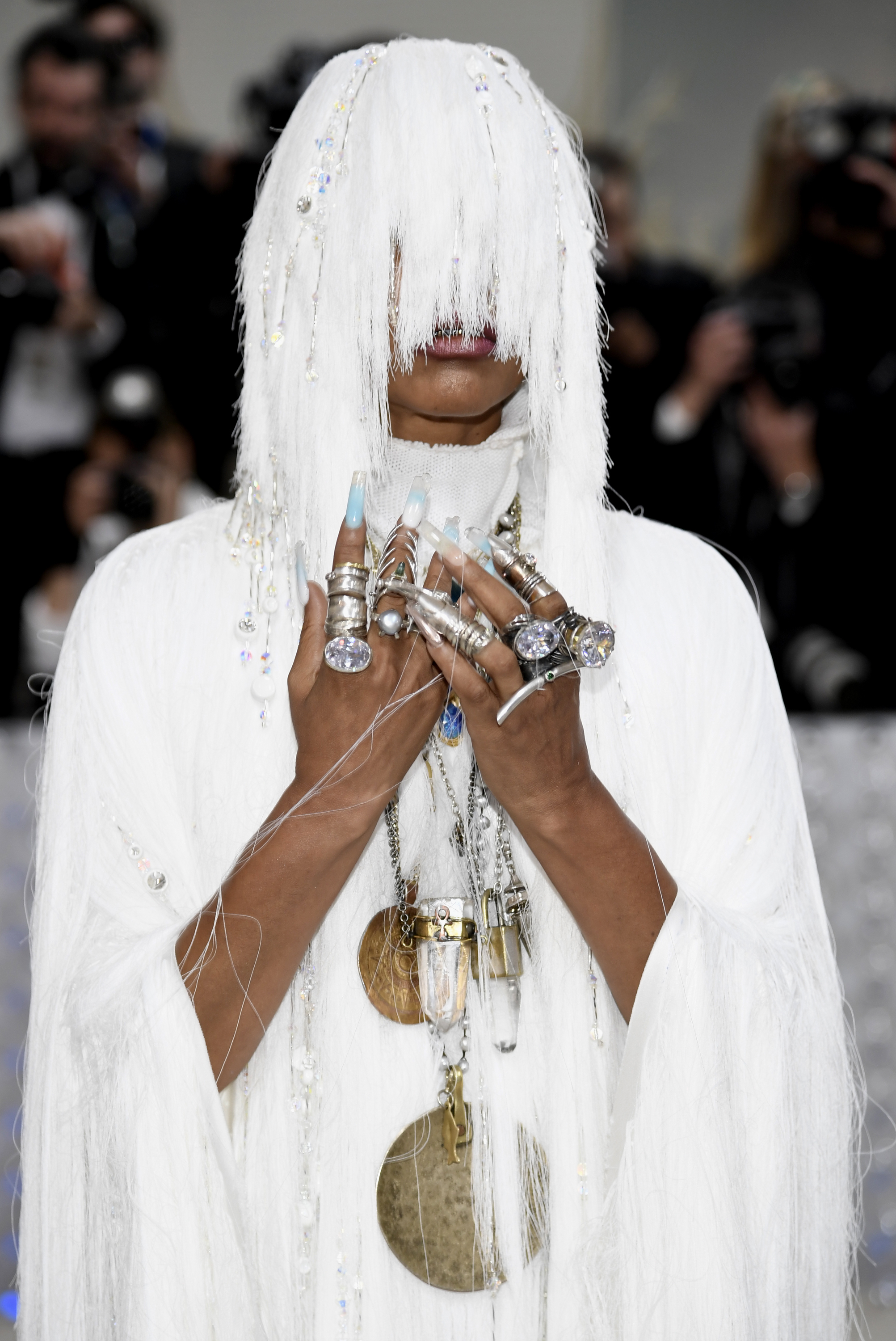 Erykah Badu and Patrick Mahomes pay tribute to Karl Lagerfeld at