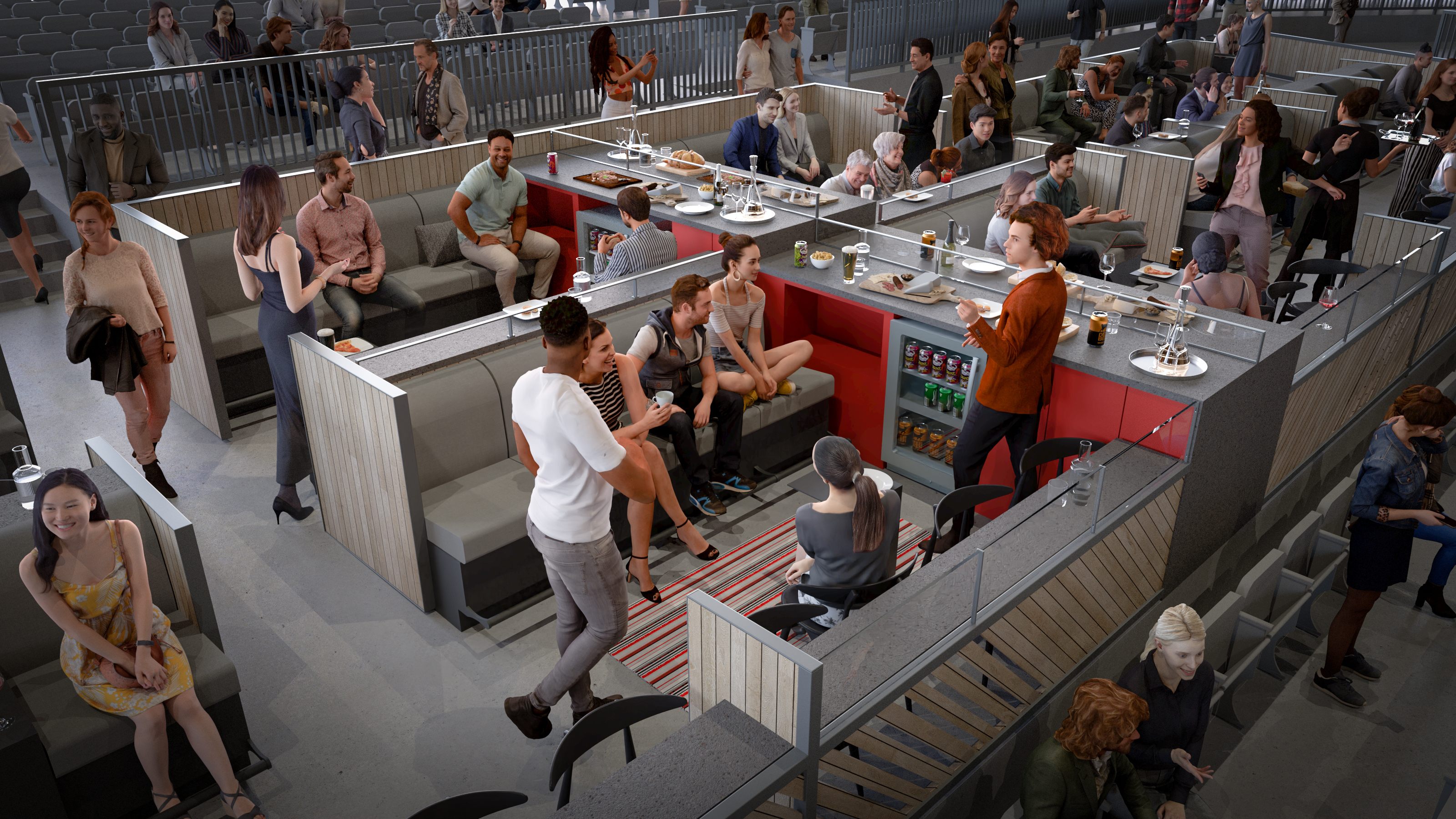Have you noticed? Dos Equis Pavilion has new seating areas and premium services