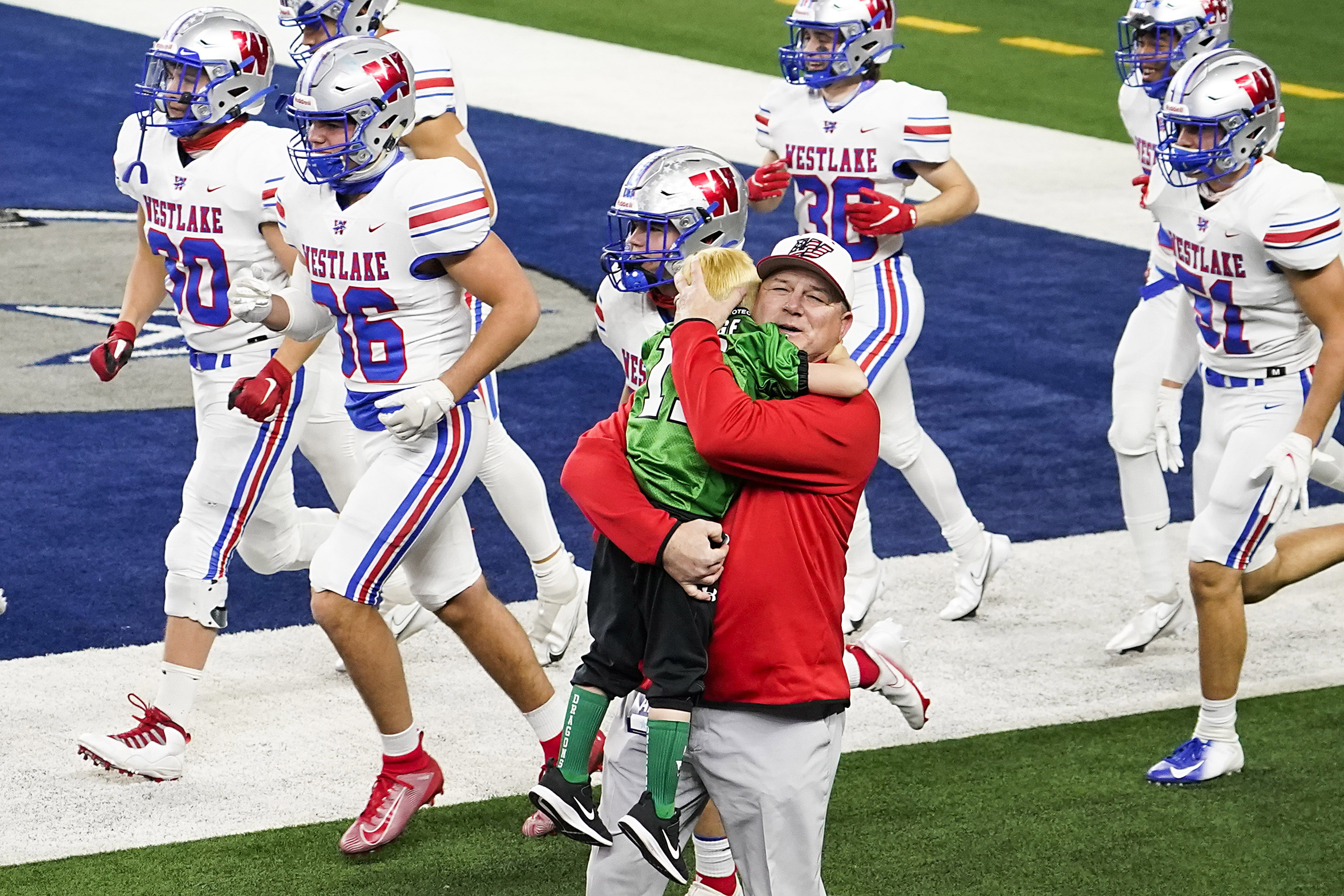 Drew Brees 15 Westlake High School Chaparrals White Football