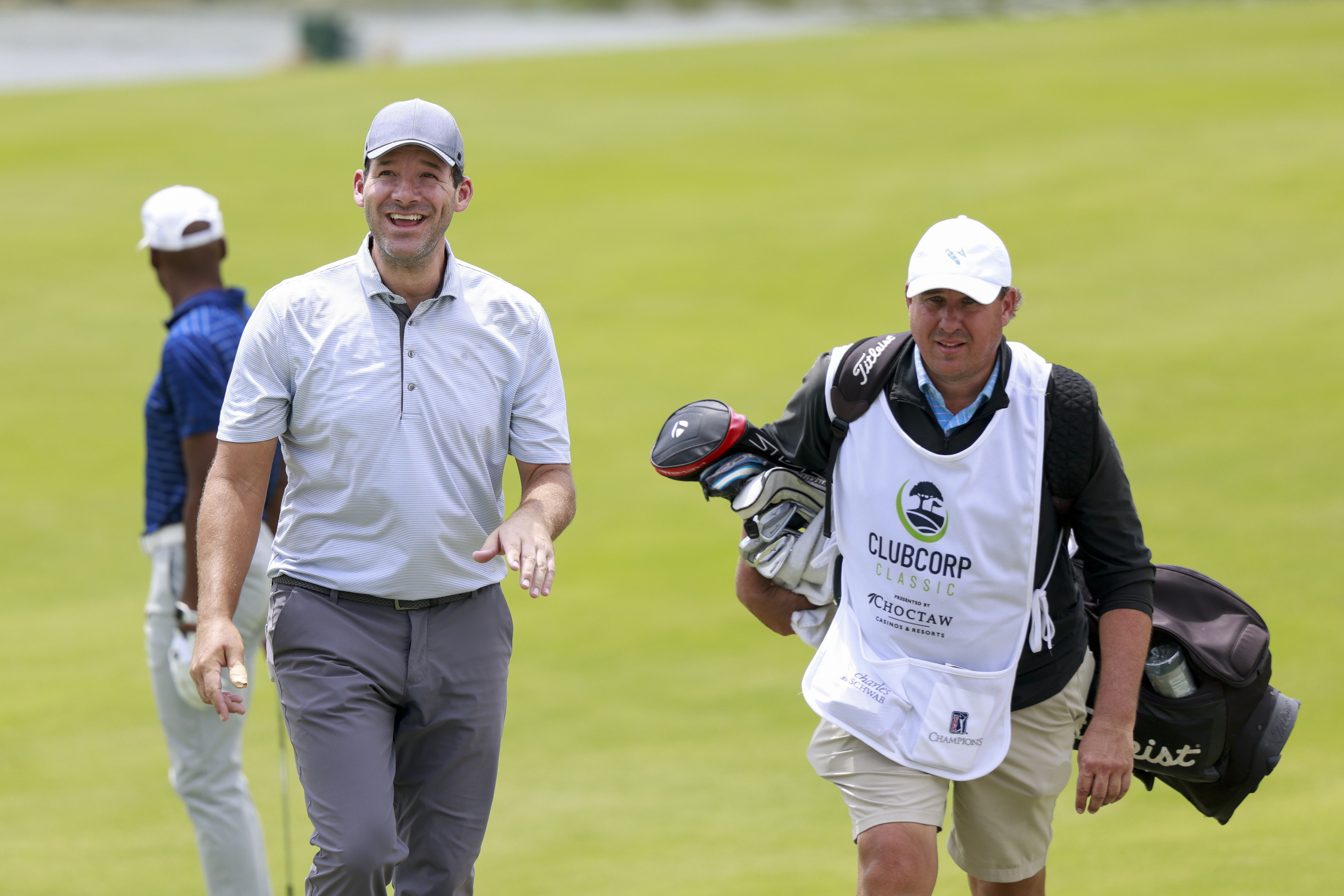 Tony Romo wins celebrity golf tournament in Irving