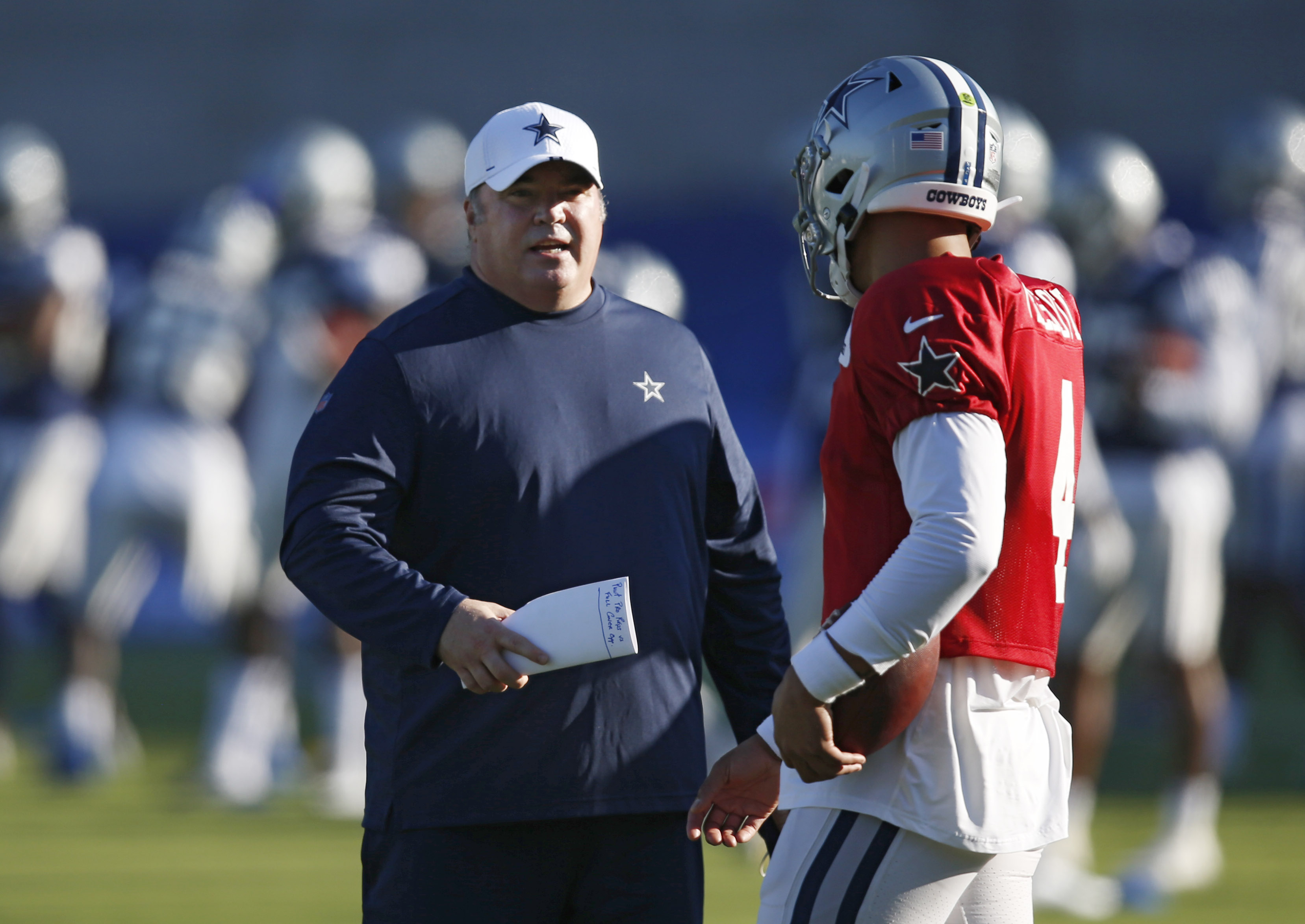 Mike McCarthy, entrenador de Dallas Cowboys, celebró el triunfo