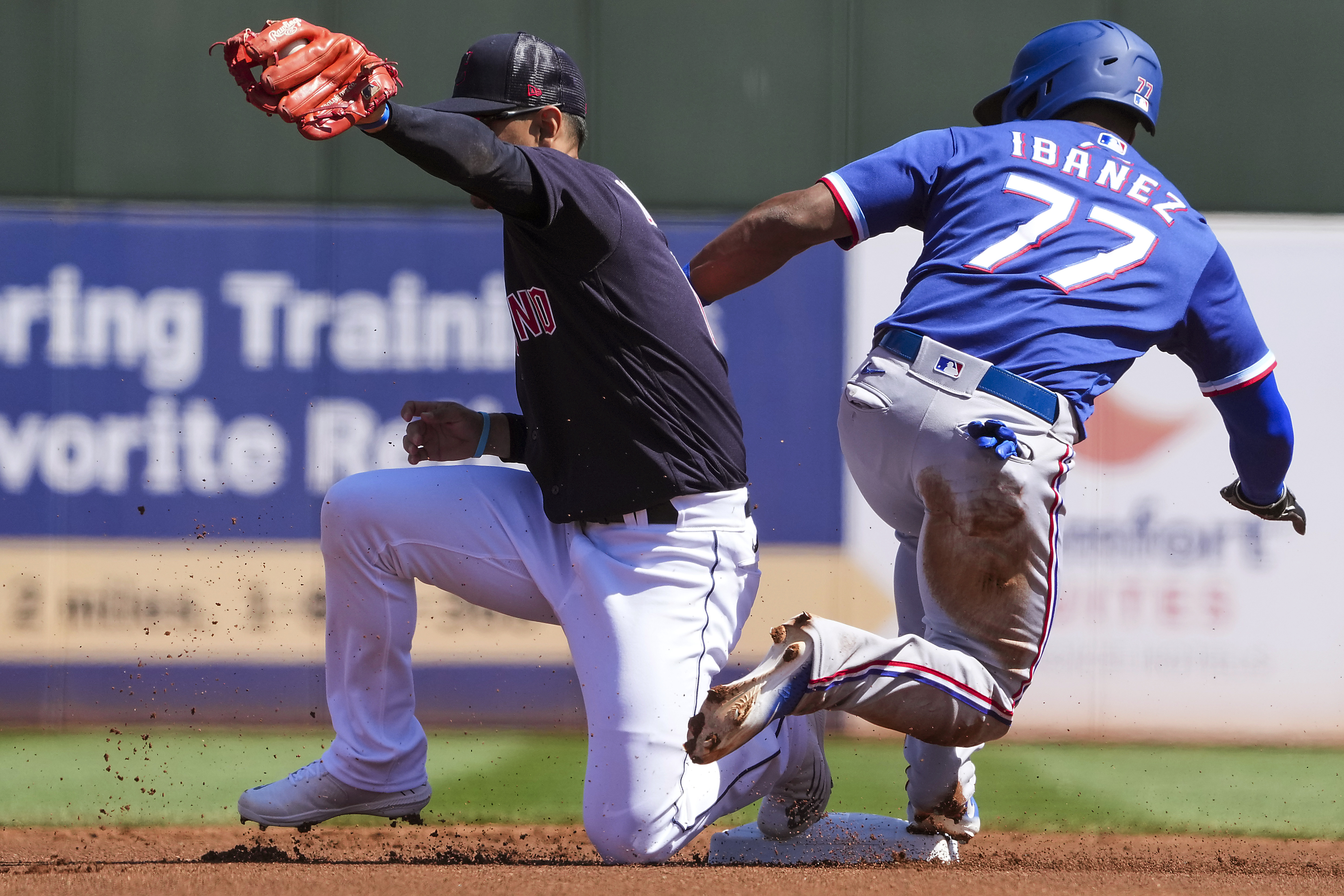 Cleveland Guardians pitchers roughed up in 25-12 spring training loss to  Texas Rangers 