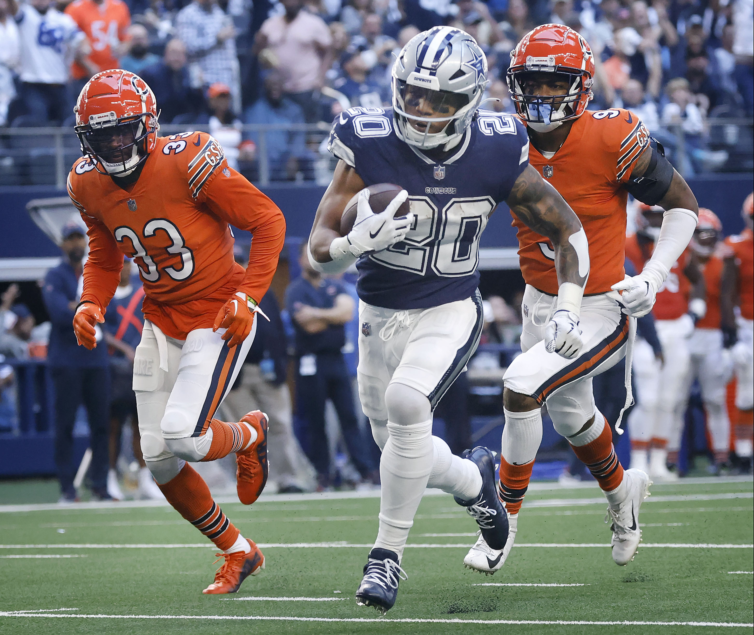 Pollard, Cowboys run over Bears, who take 49-29 loss