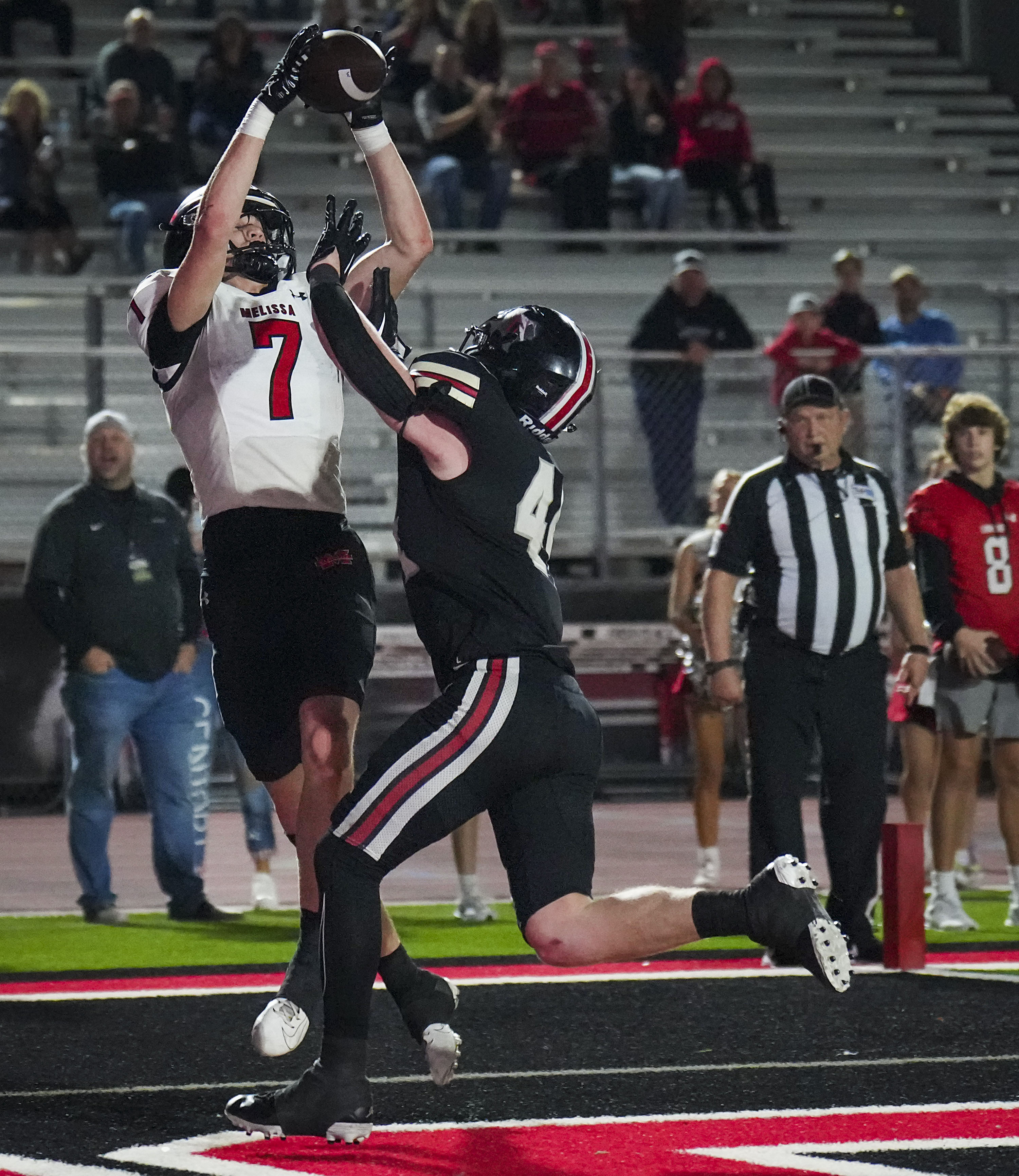 Photos: Fumble! Lovejoy QB Brayden Hagle dives on a loose fumble against  Melissa