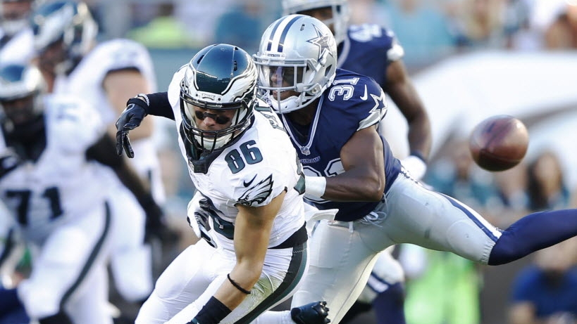 Eagles Trade Popular Tight End Zach Ertz to Arizona for Tay Gowan