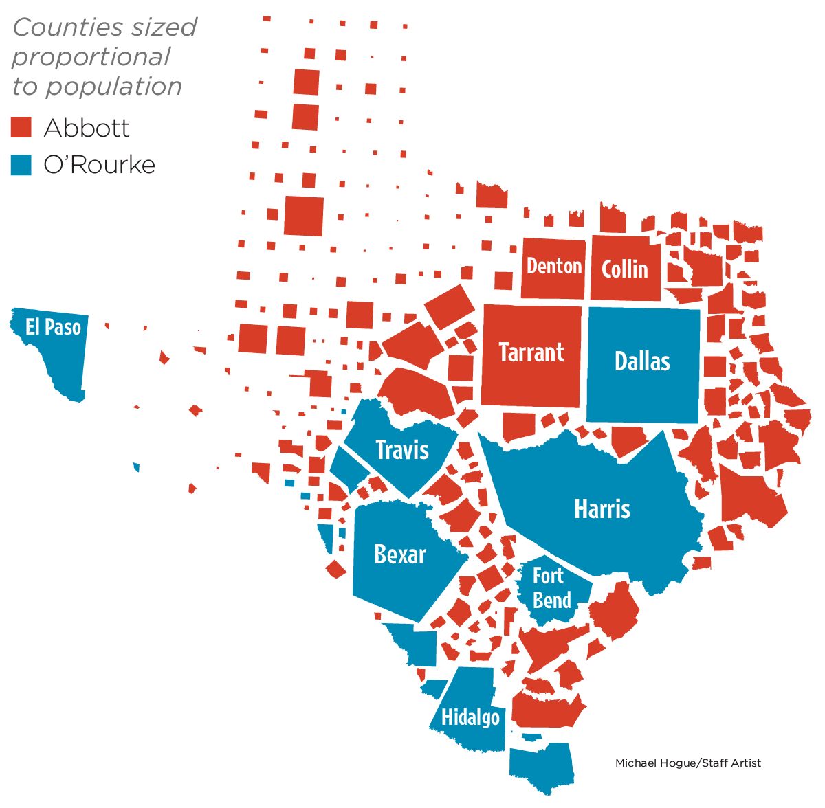 As North Texas urban centers grow, GOP's advantage shrinks, midterm  election shows