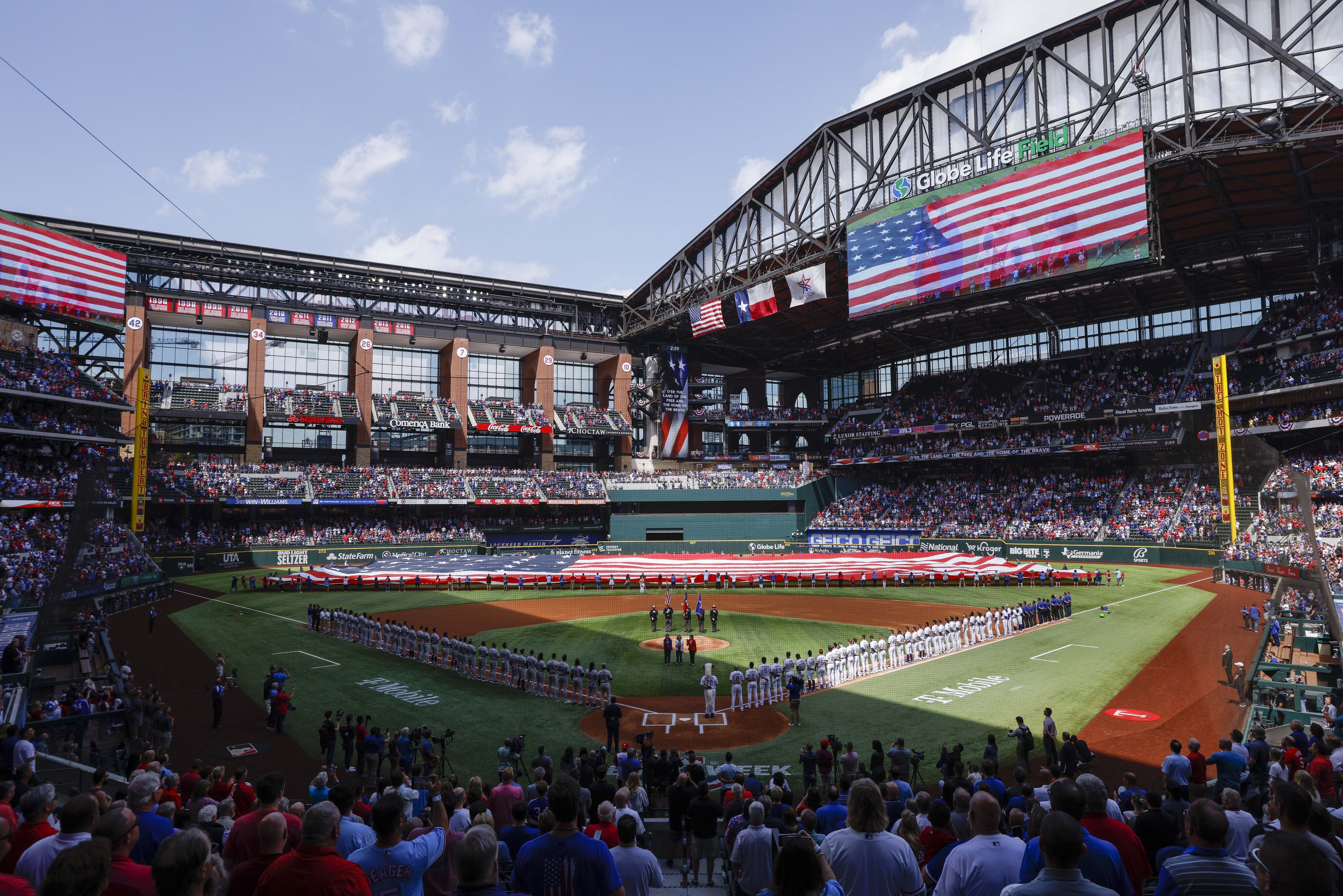 Texas Rangers' $1.2 Billion Ballpark Adds New Fan Perks — Globe Life Field  Rolls Out New Mom Retreats and Crazy Concessions