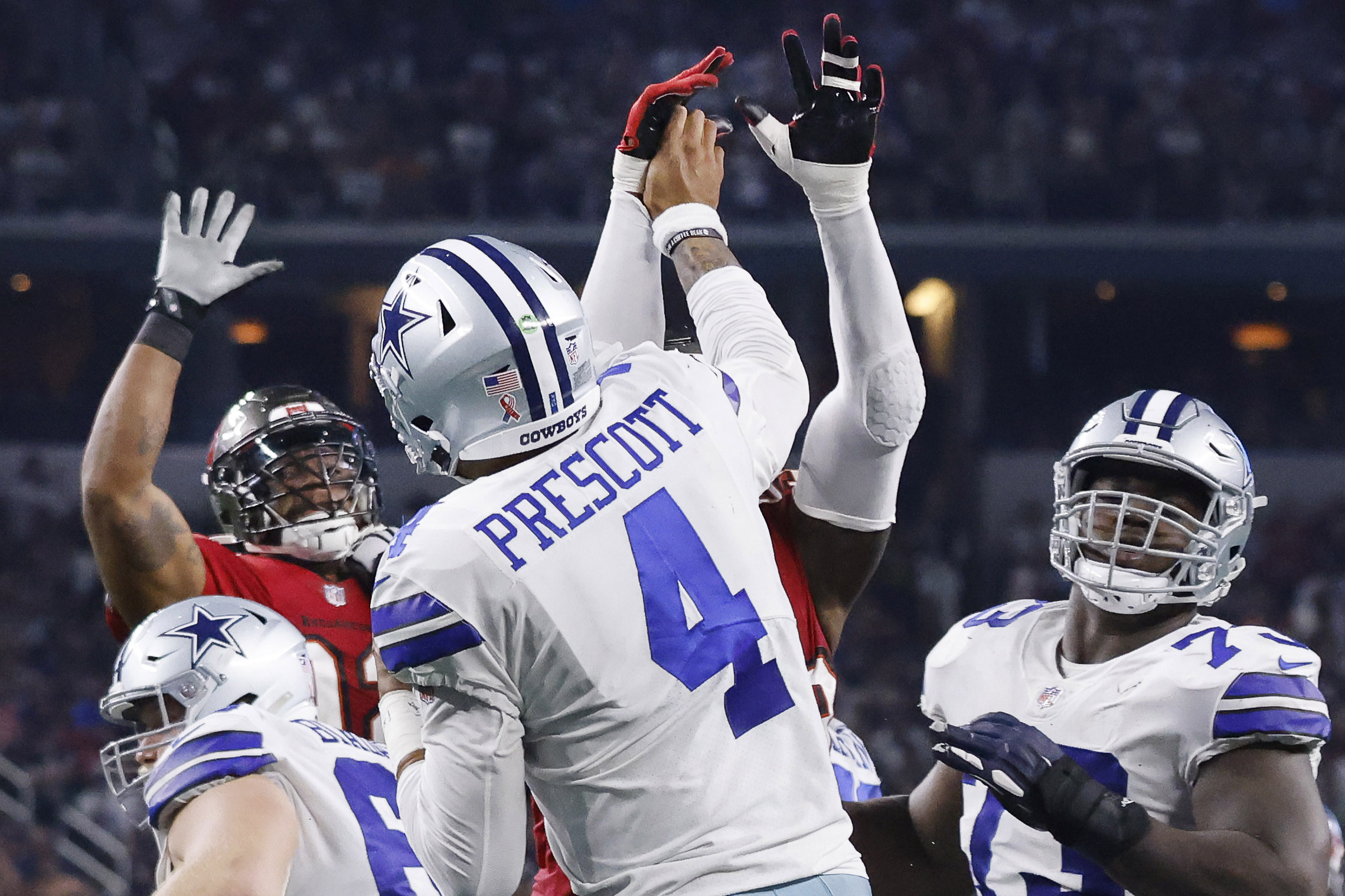 On-field NFL camera catches what Tom Brady really said to Dak Prescott  after Bucs vs Cowboys