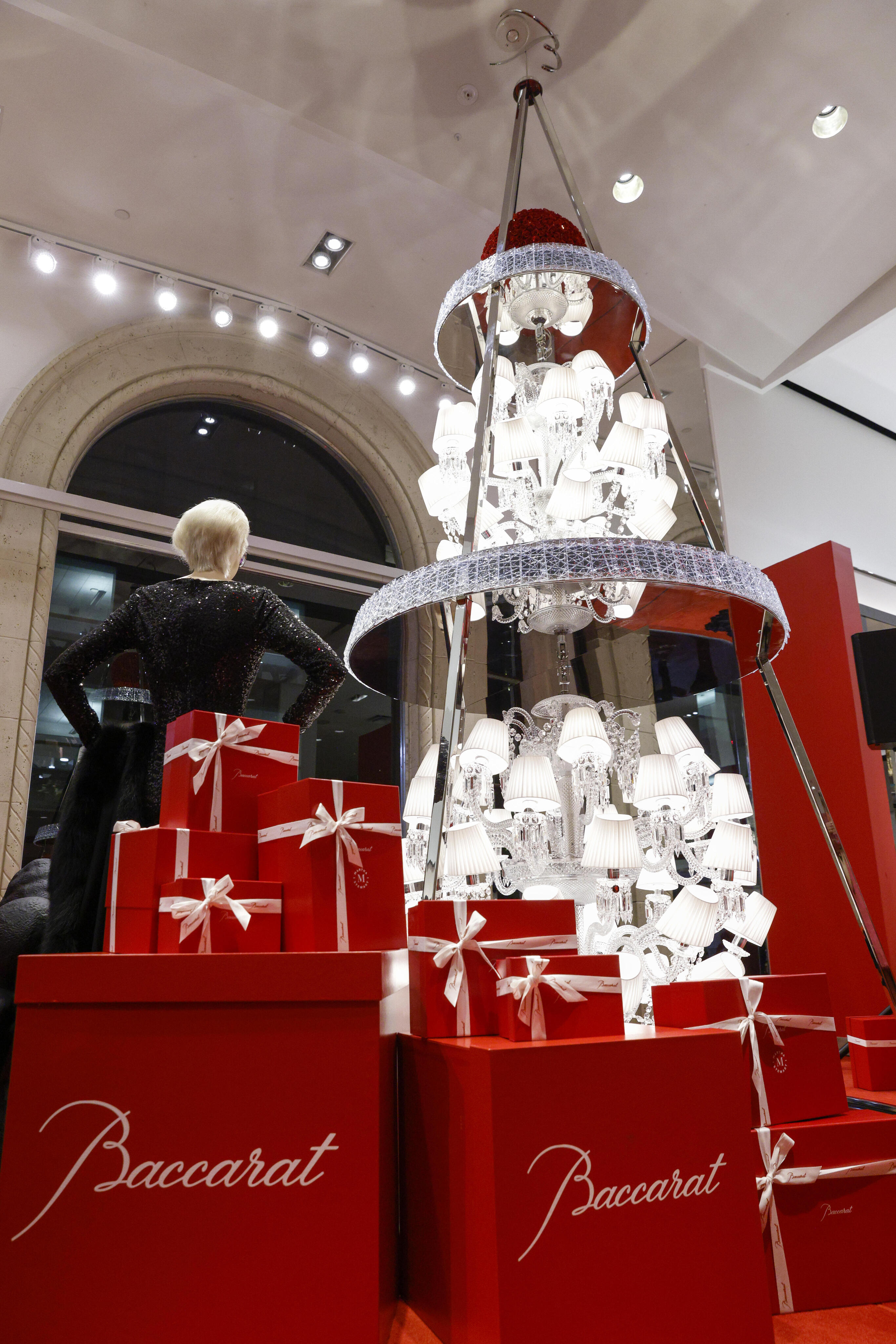 Unveiling the Palladian Tree by Baccarat at Neiman Marcus Downtown Dallas -  The Martha Stewart Blog