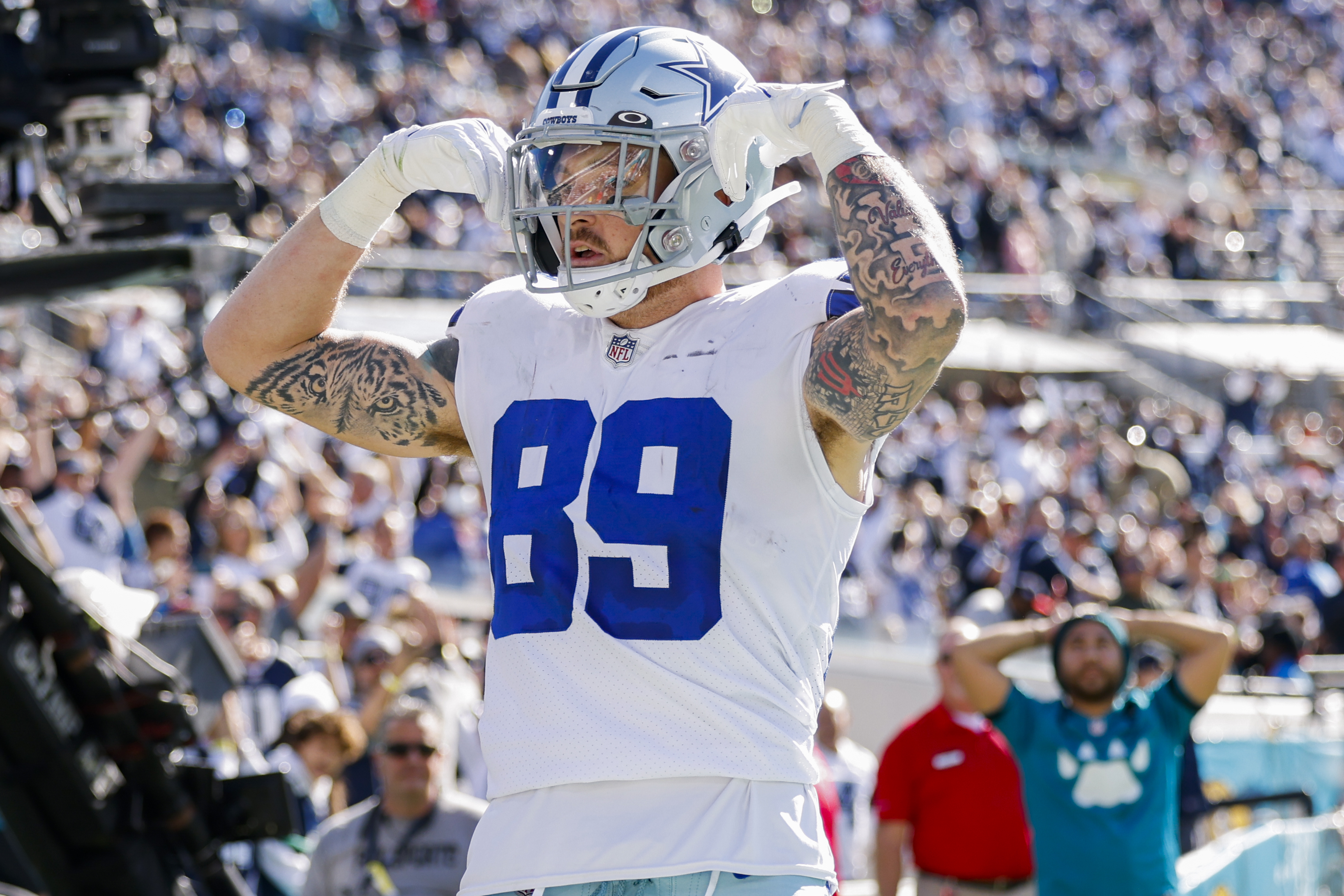 Cowboys TE Peyton Hendershot listed as questionable for divisional round  vs. 49ers