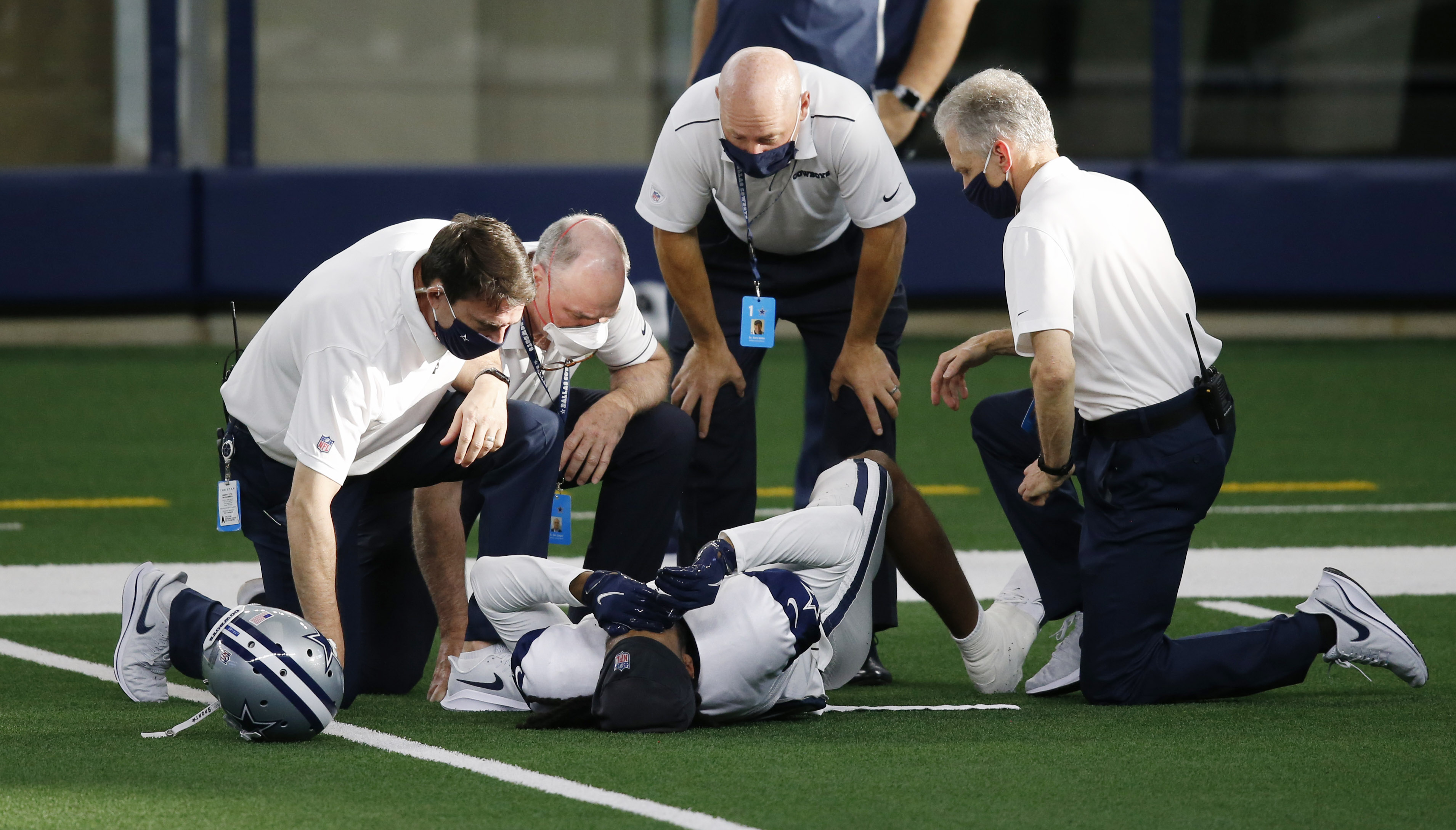 Photos No names, numbers on jerseys for Cowboys' annual BlueWhite