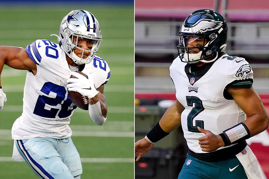 On their last legs, the Cowboys and Eagles depend on Tony Pollard and Jalen  Hurts for help