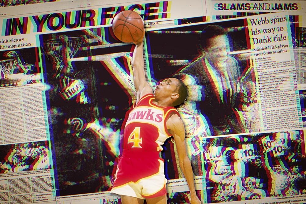 spud webb dunk in game