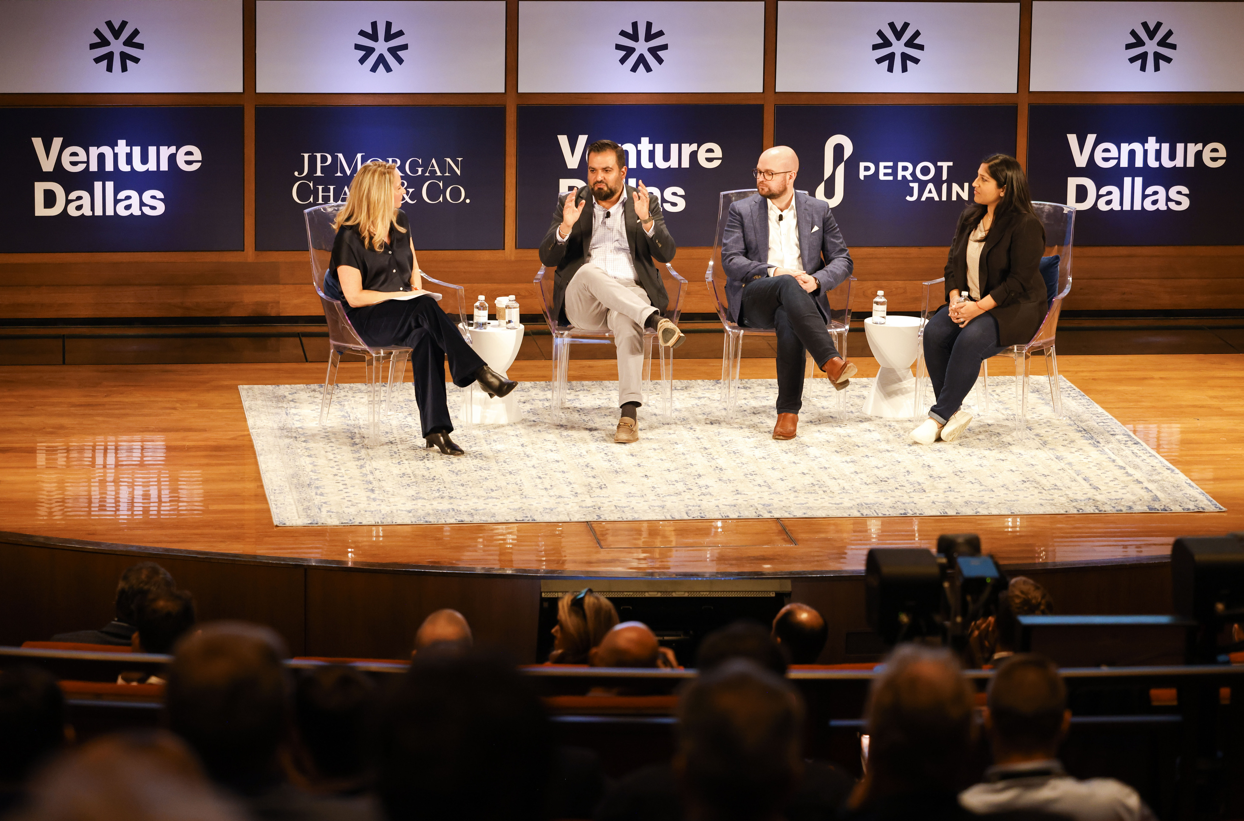 Panelists at a prior Venture Dallas annual conference.
