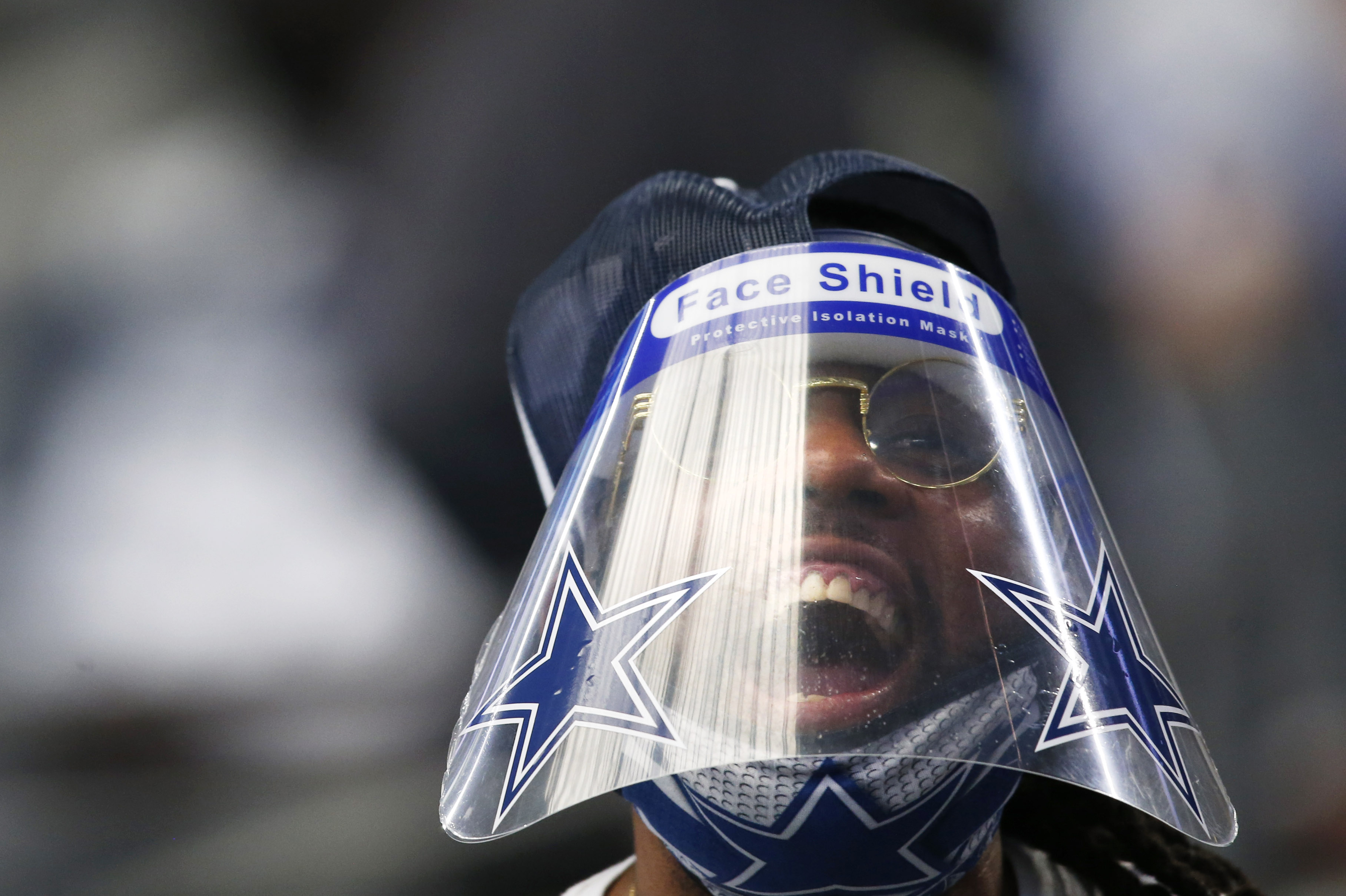 Dallas Cowboys Face Mask No5 - Dallas Cowboys Home