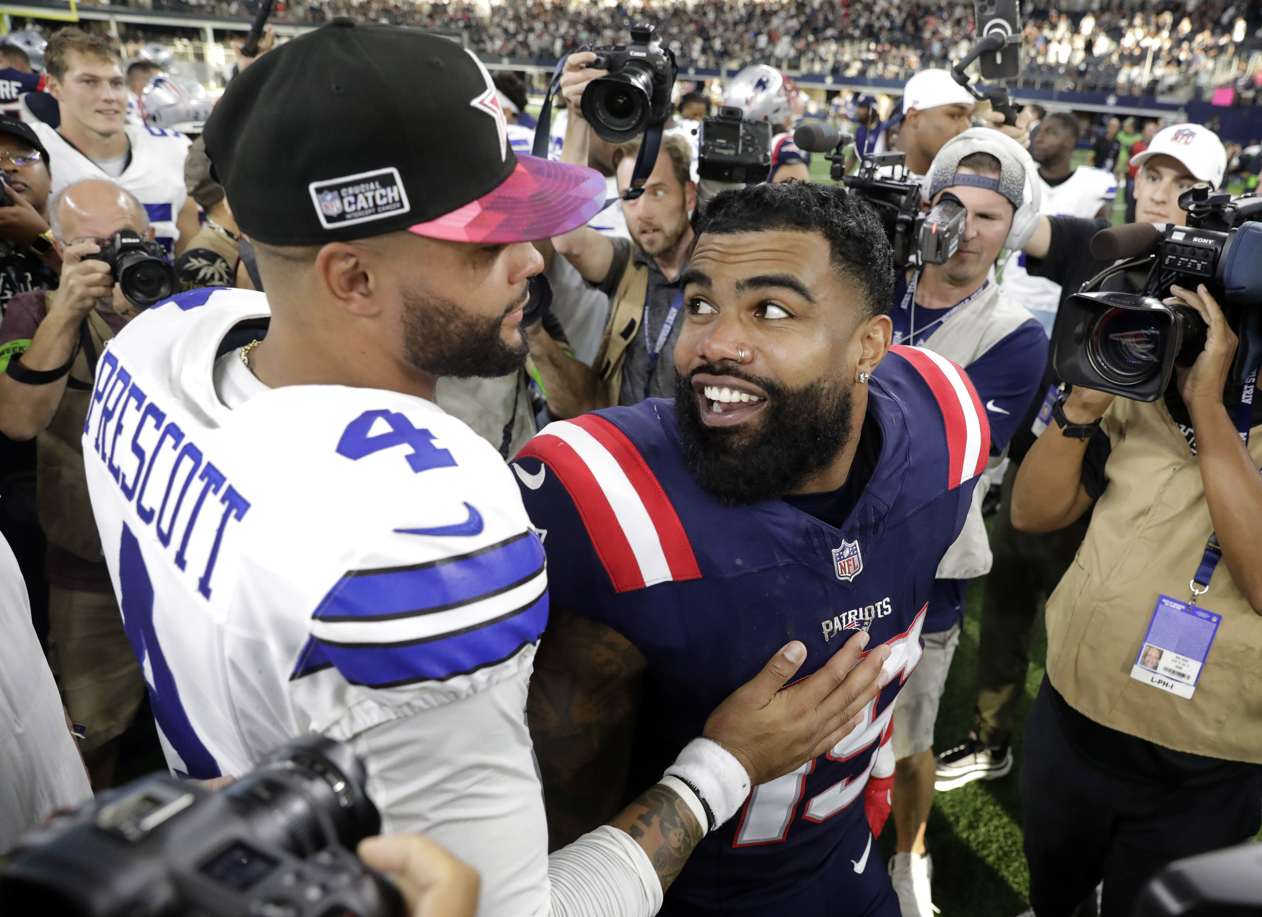 What Ezekiel Elliott said in his first interview as a Patriot