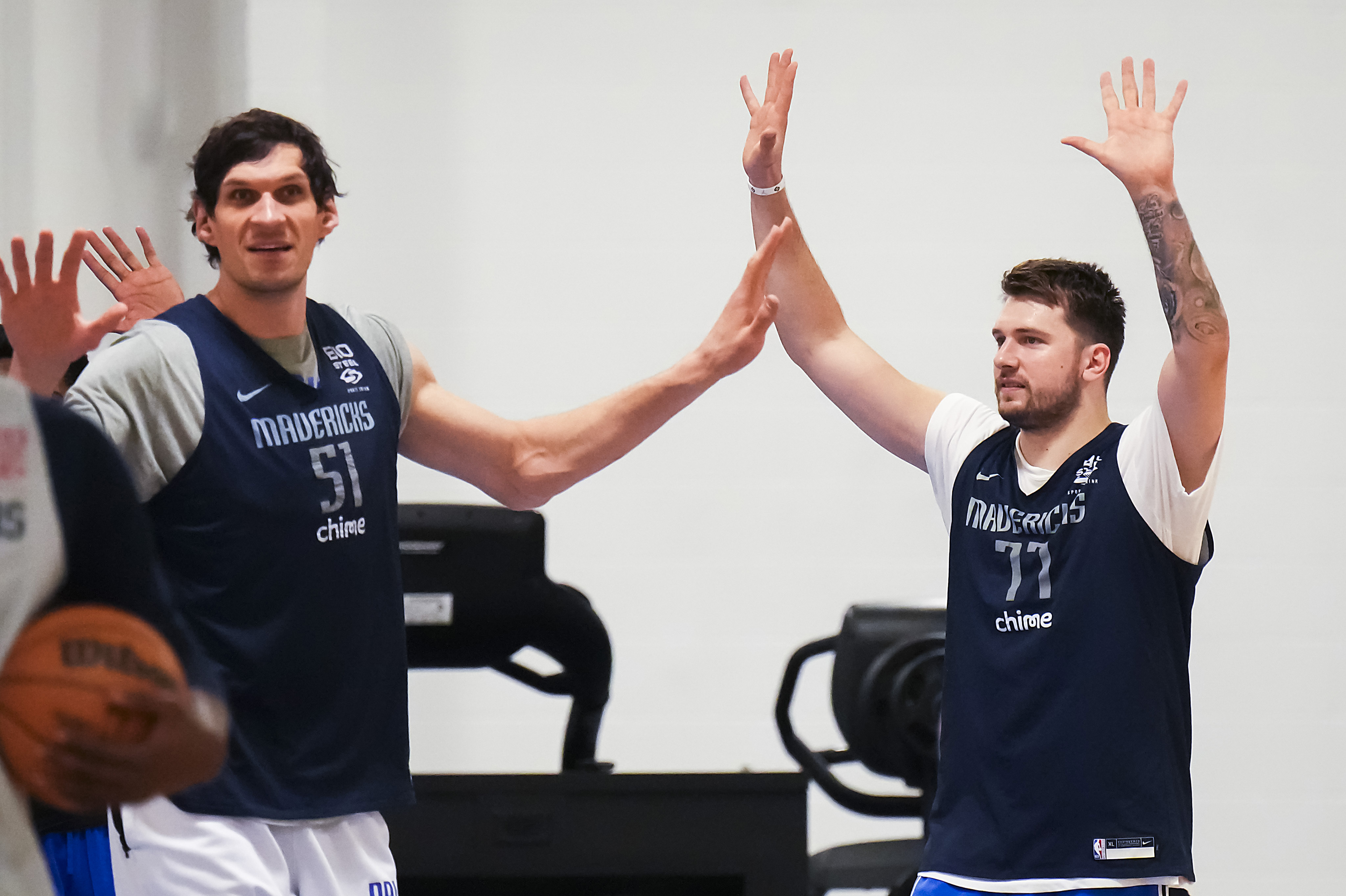 Photos: Practice Makes Perfect! Luka Doncic Practices, Talks To Media ...