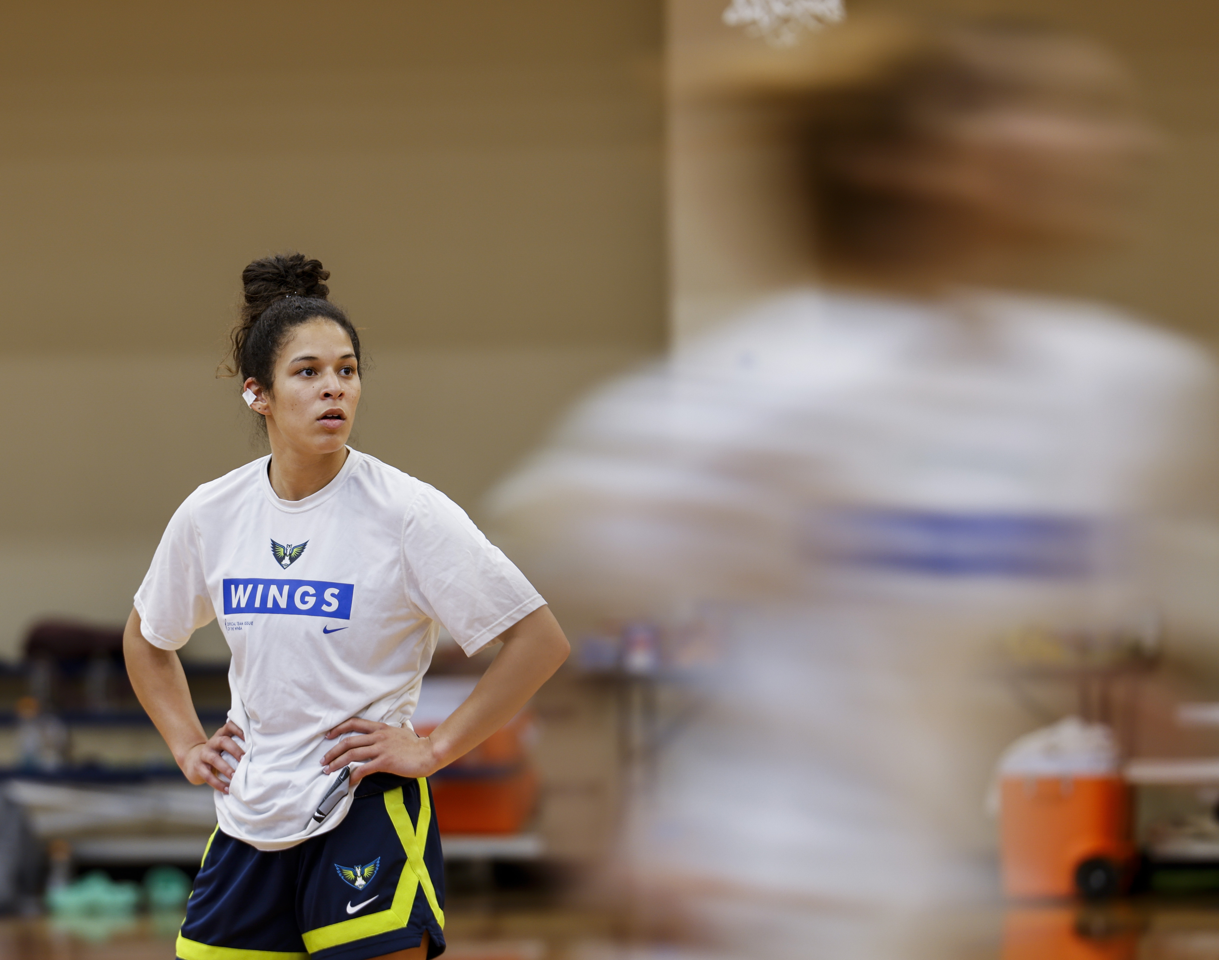 With WNBA draft behind her Veronica Burton s back in the gym