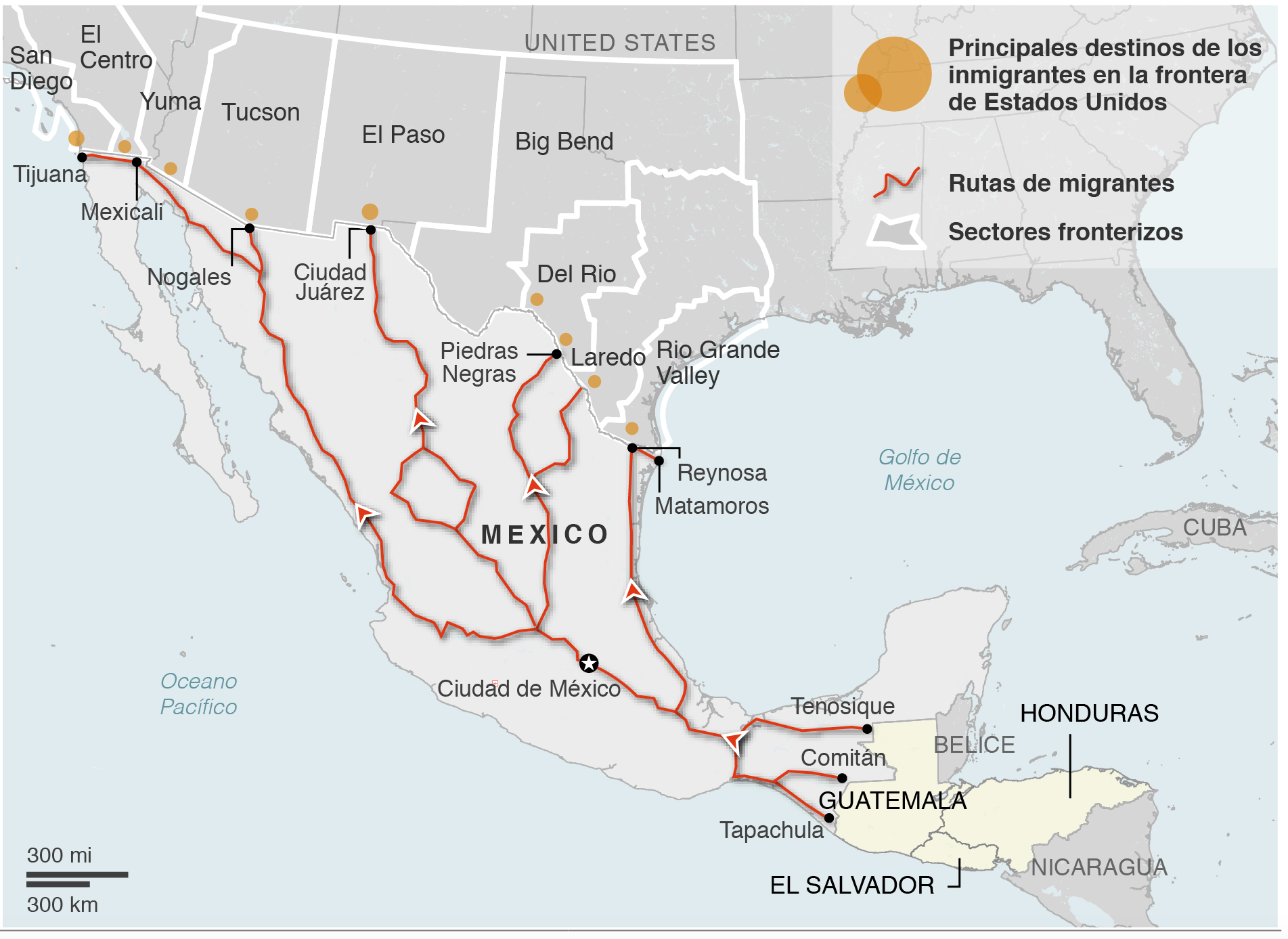 ¿Cuál es la frontera más segura para viajar a México