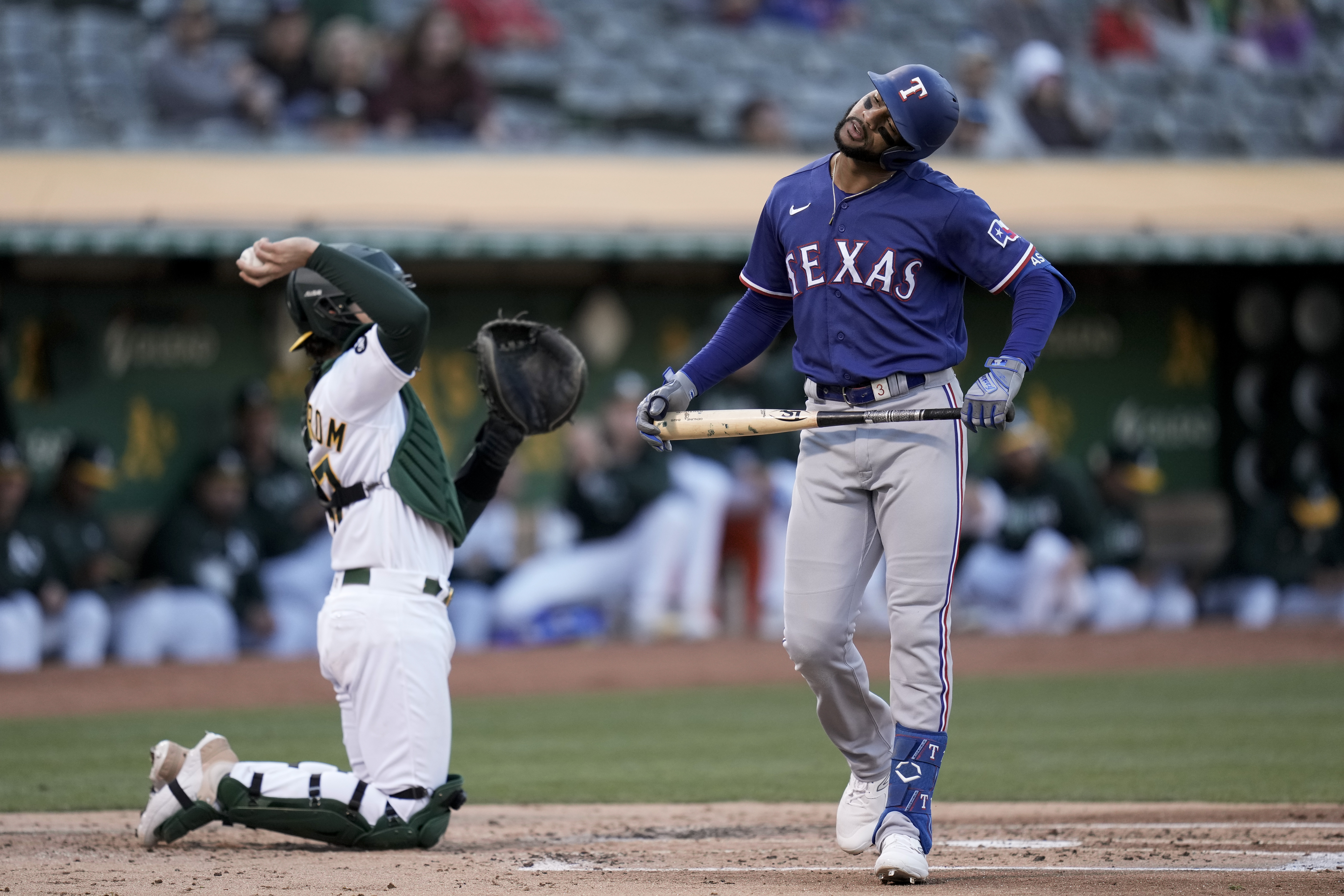 Scuffling Leody Taveras gets a day off as Rangers give hot-hitting
