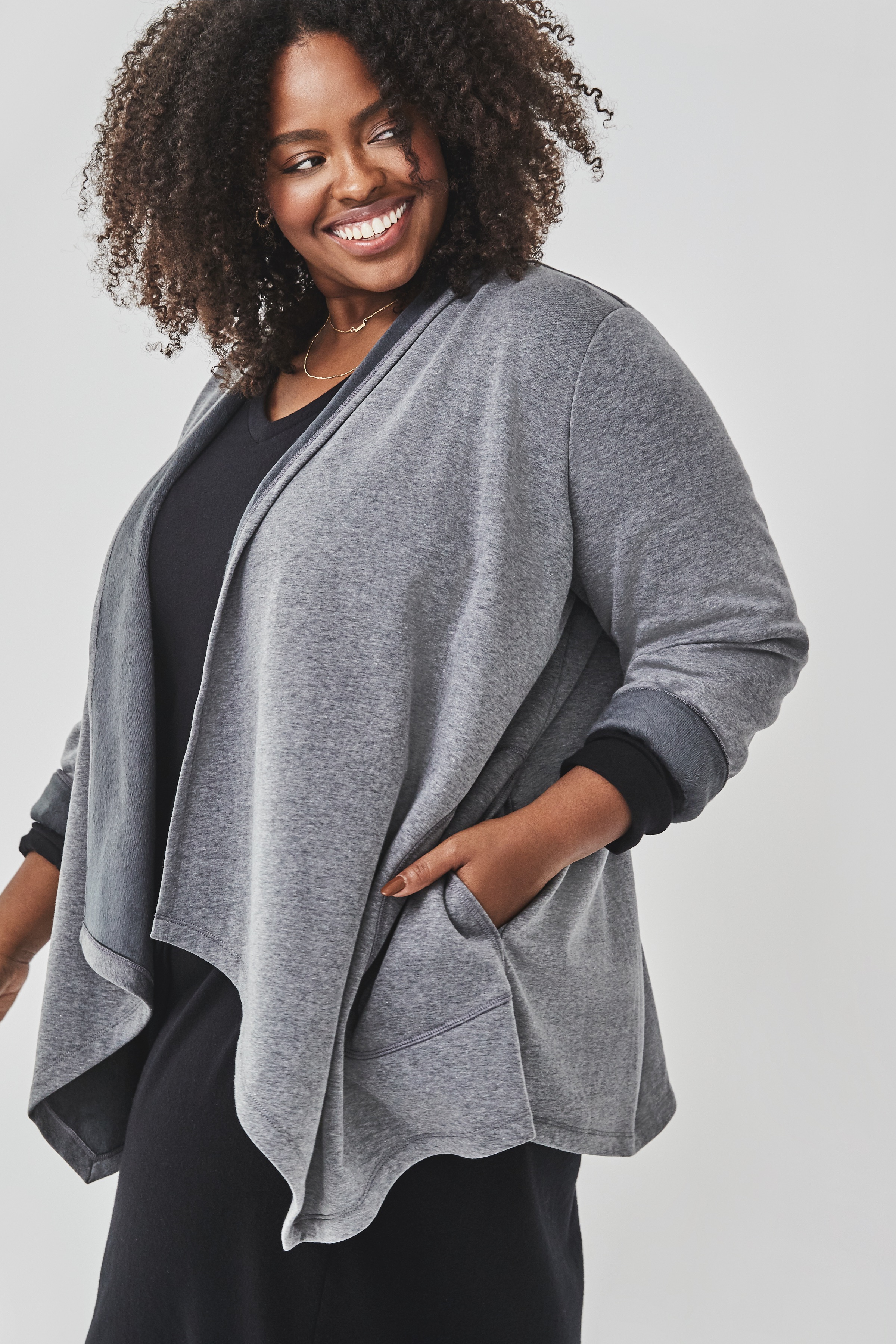 Jcpenney plus deals size cardigans