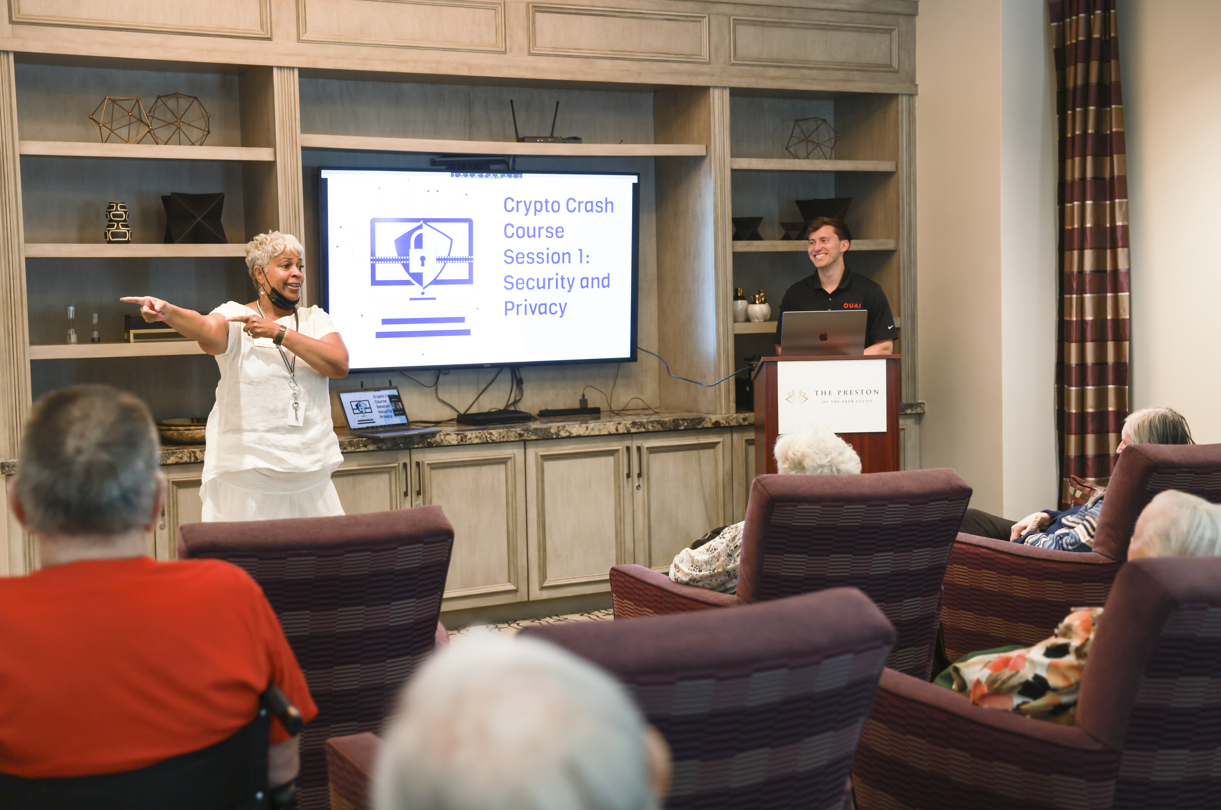 Sign of the times: 21-year-old teaches Dallas seniors about crypto, NFTs  and selfies