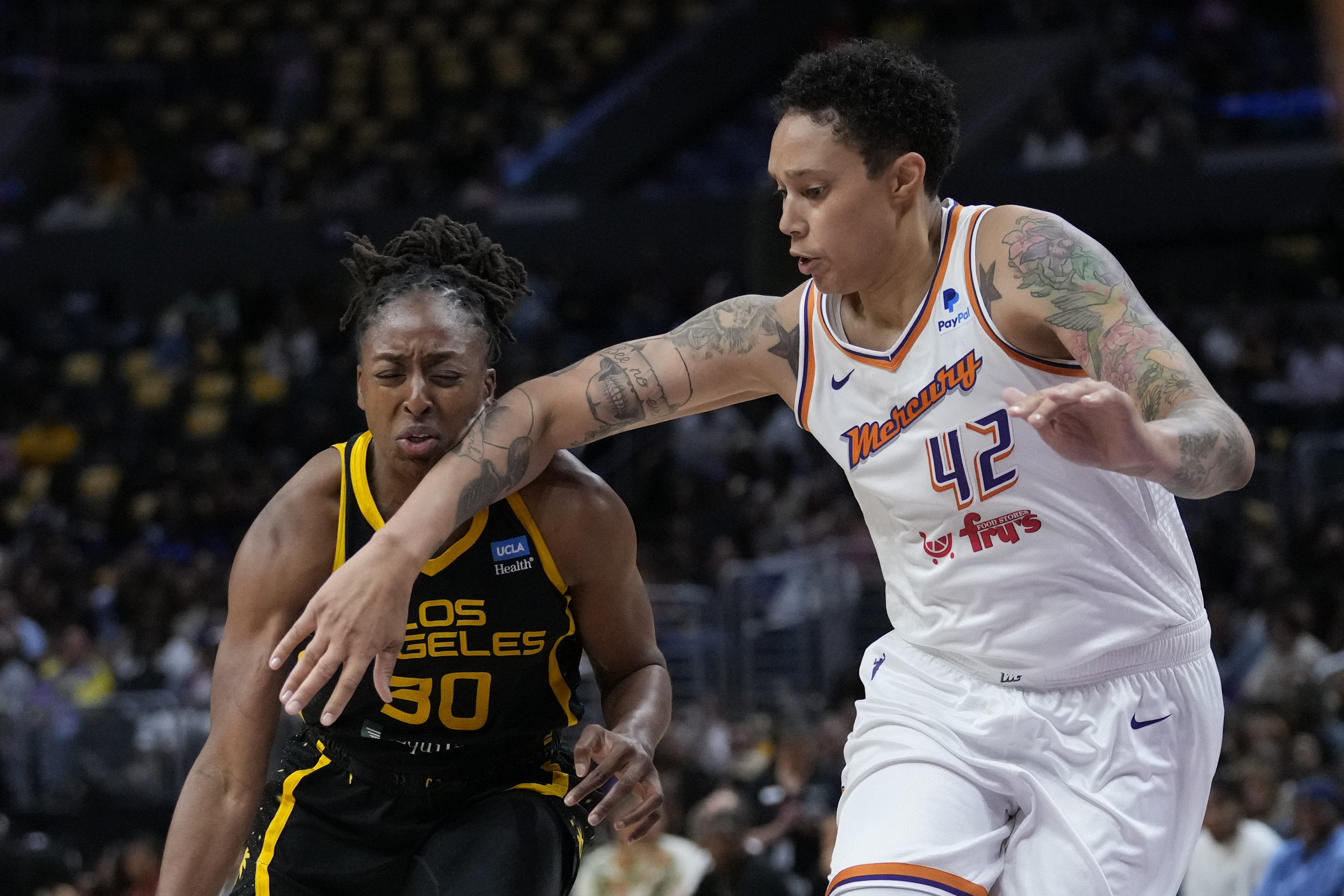 In Brittney Griner's return, Sparks dominate Mercury in opener