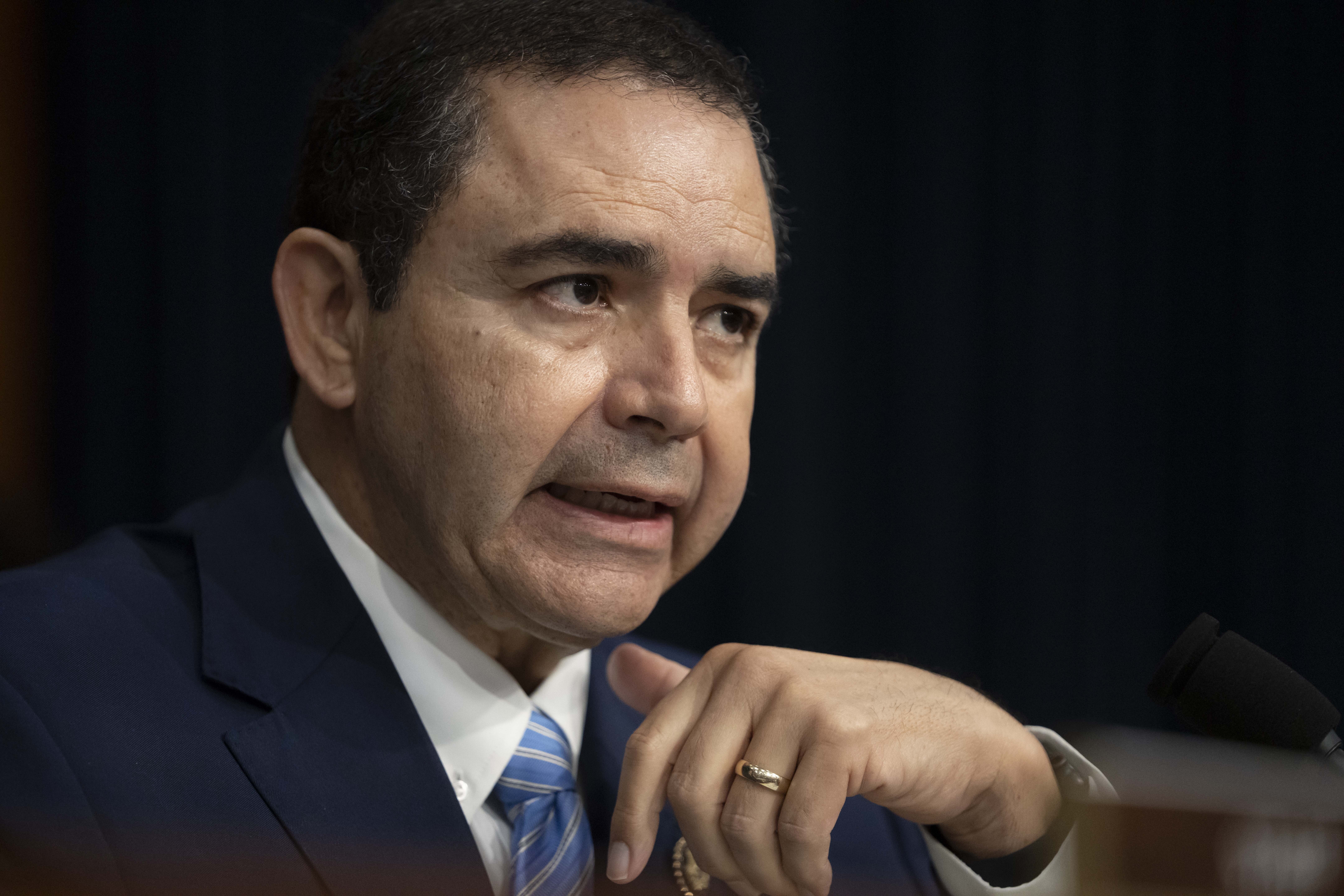 Rep. Henry Cuellar, D-Texas, speaks during a hearing of the Homeland Security Subcommittee...
