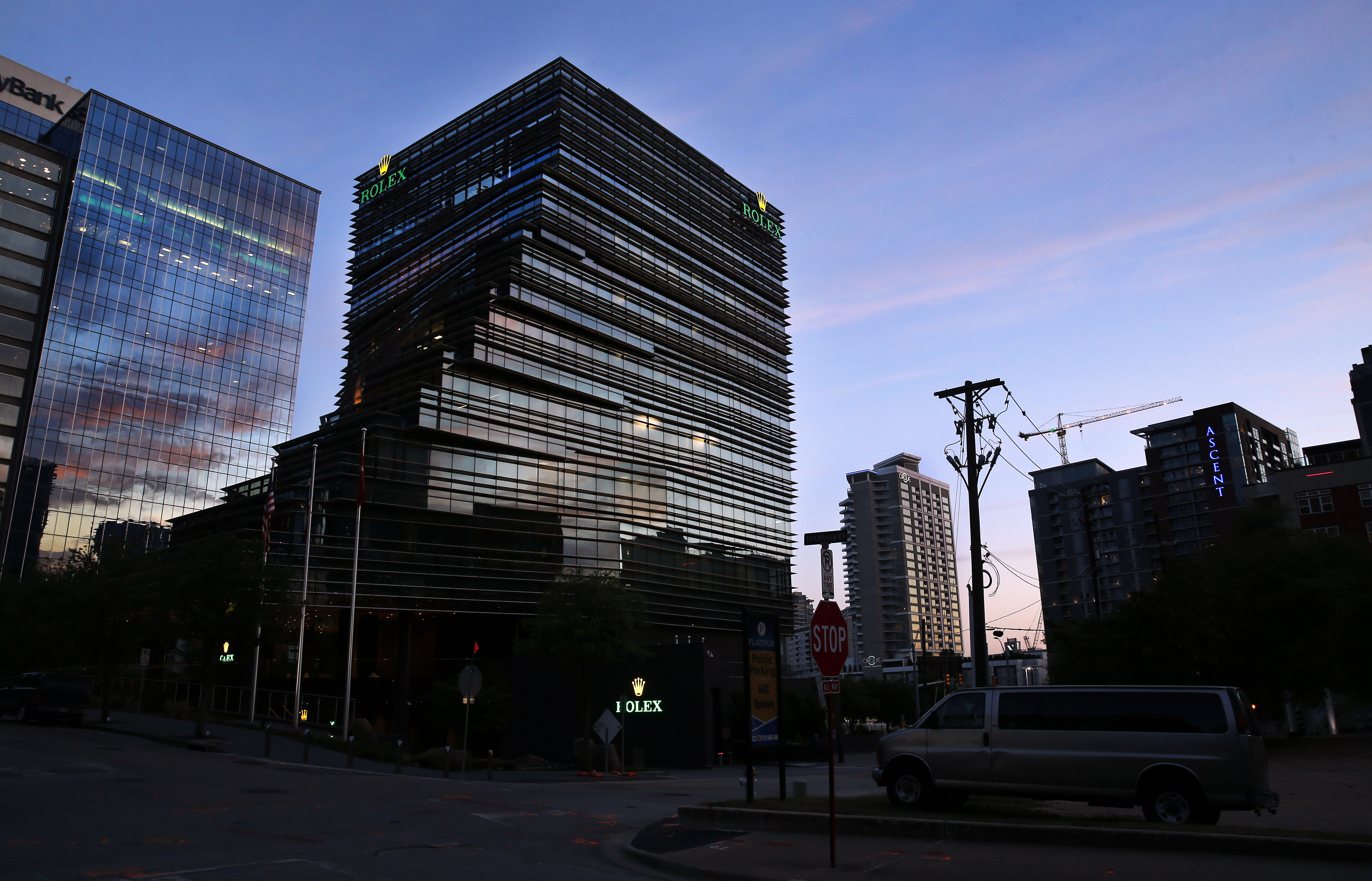 The new Rolex tower in Dallas is straight out of a superhero movie