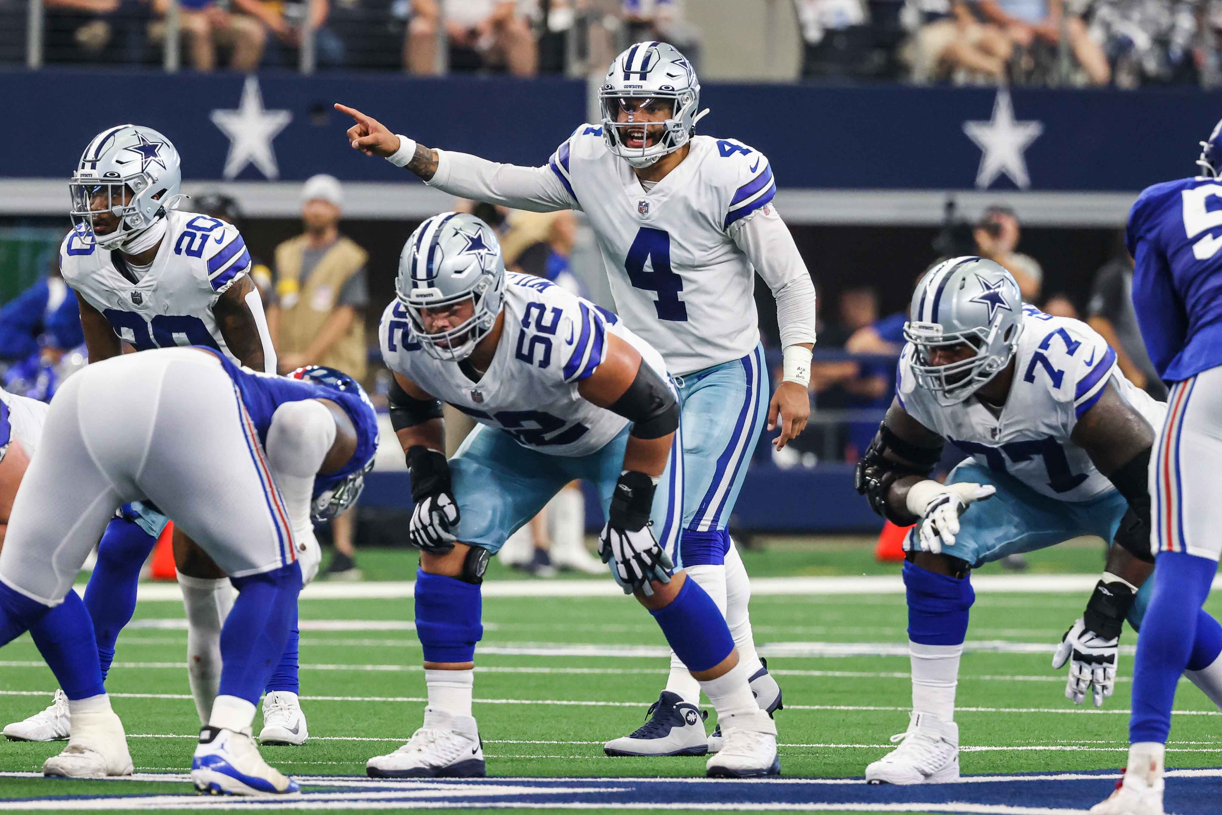 Prescott, Cowboys beat Giants 44-20 year after ankle injury