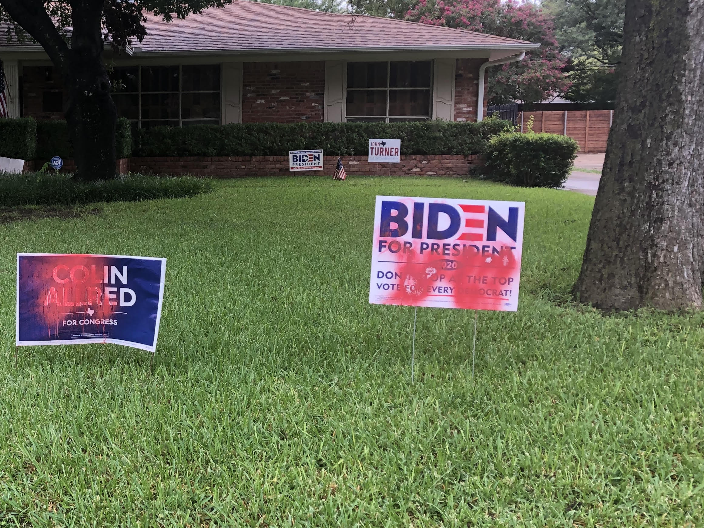 2 PACK 8x12 Inch MAKE LYING WRONG AGAIN VOTE BIDEN Yard Sign with Stake wb 