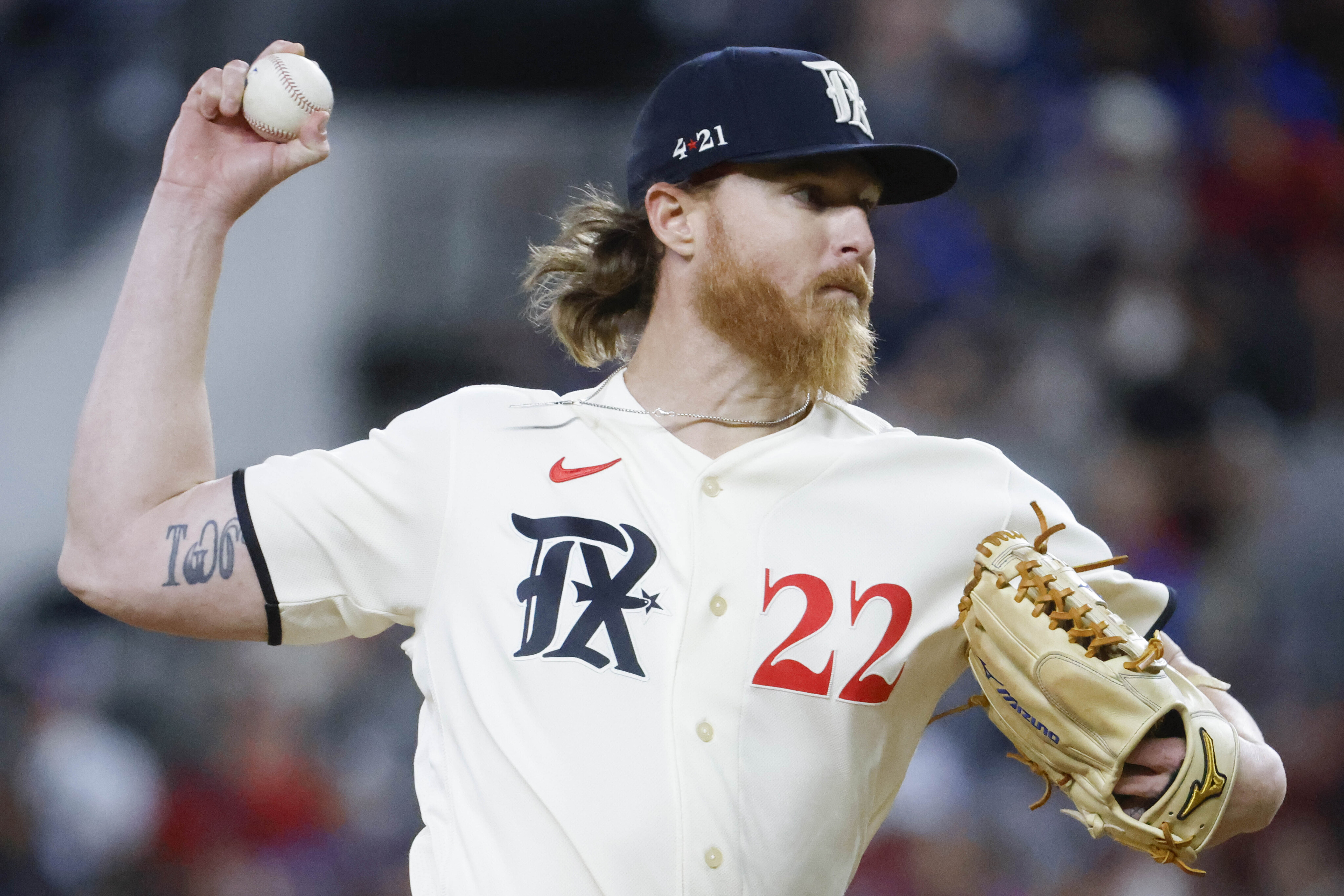 Photos: Rangers City Connect jerseys debut at Globe Life Field