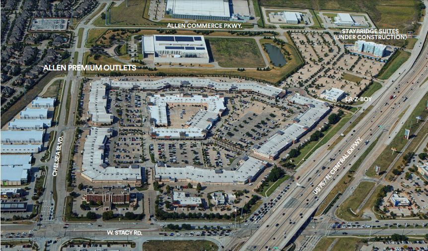 Allen Premium Outlets is one of the busiest North Texas shopping centers