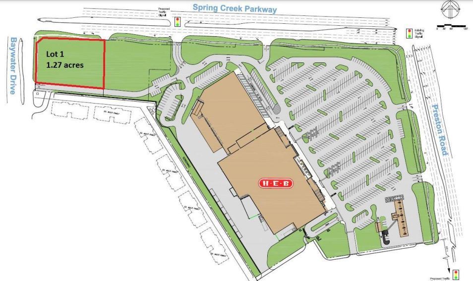 H-E-B just purchased a corner in Prosper as it continues to buy land in D-FW