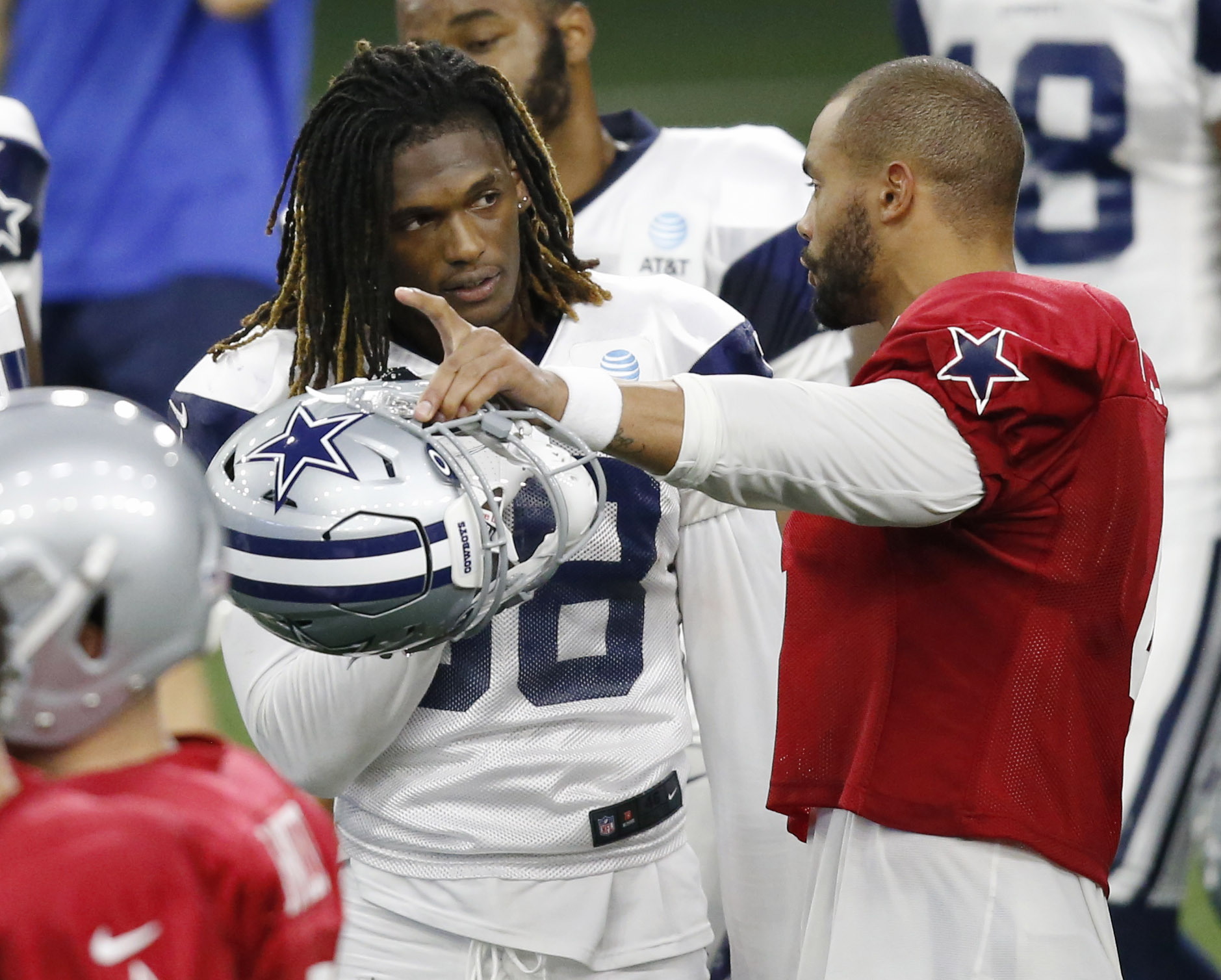 Photos Dak Prescott Instructs Ceedee Lamb And More From Another Day Of Cowboys Training Camp Photos Dak Prescott Instructs Ceedee Lamb And More From Another Day Of Cowboys Training Camp