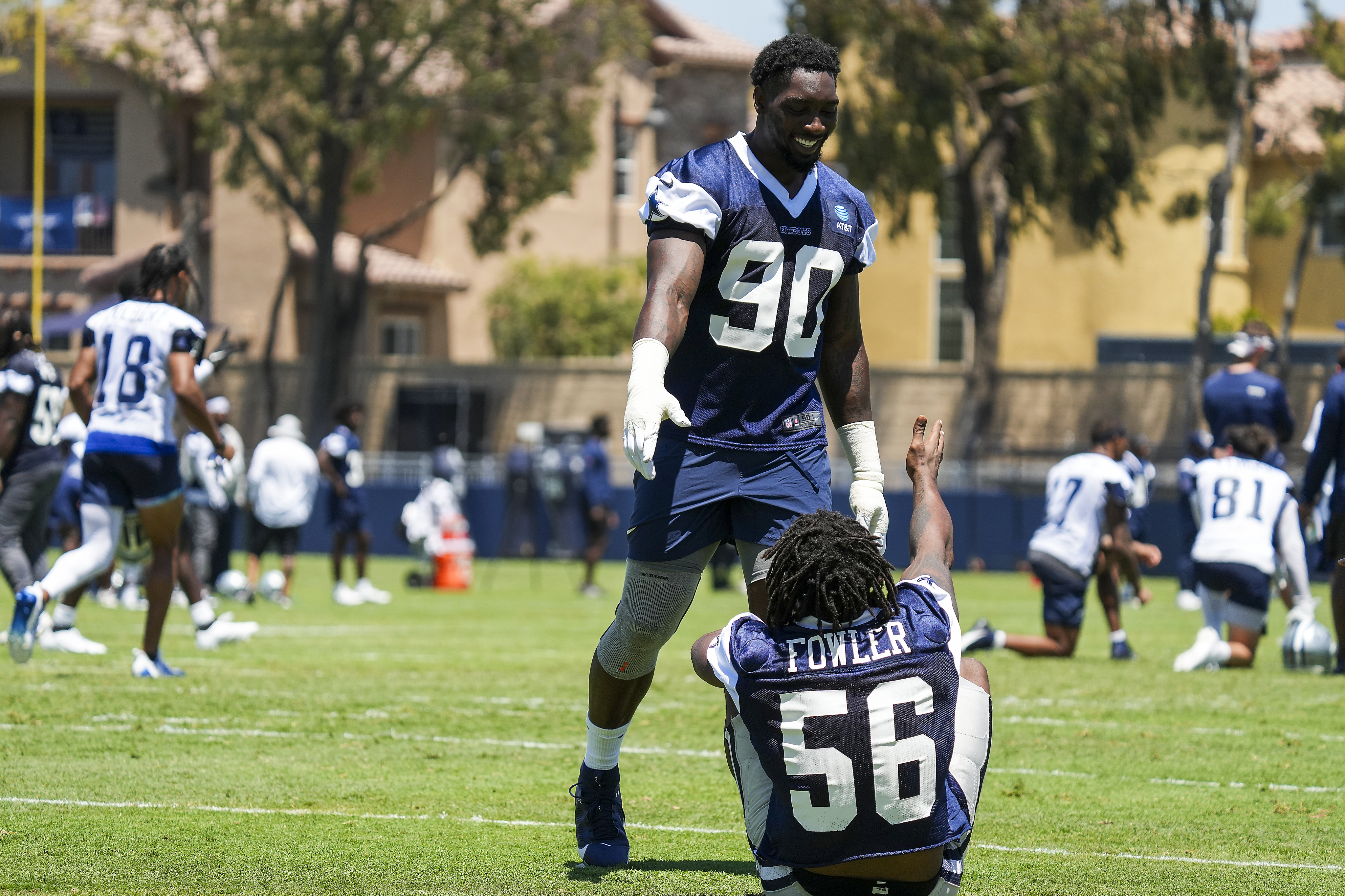 Ball NFL Dallas Cowboys Player Demarcus Lawrence Demarcus Lawrence