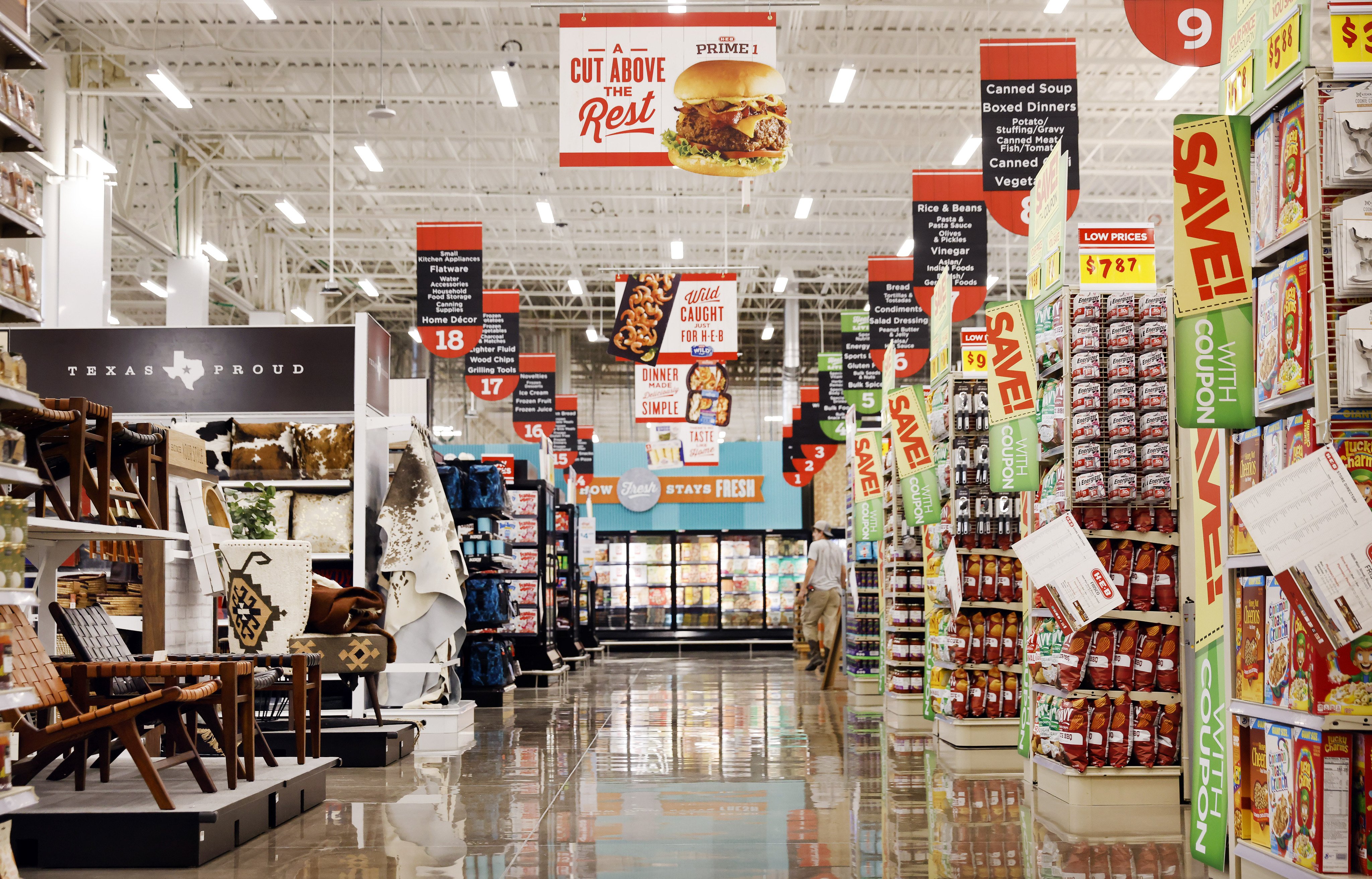 Take a sneak peek at the new H-E-B in Frisco before Wednesday's opening