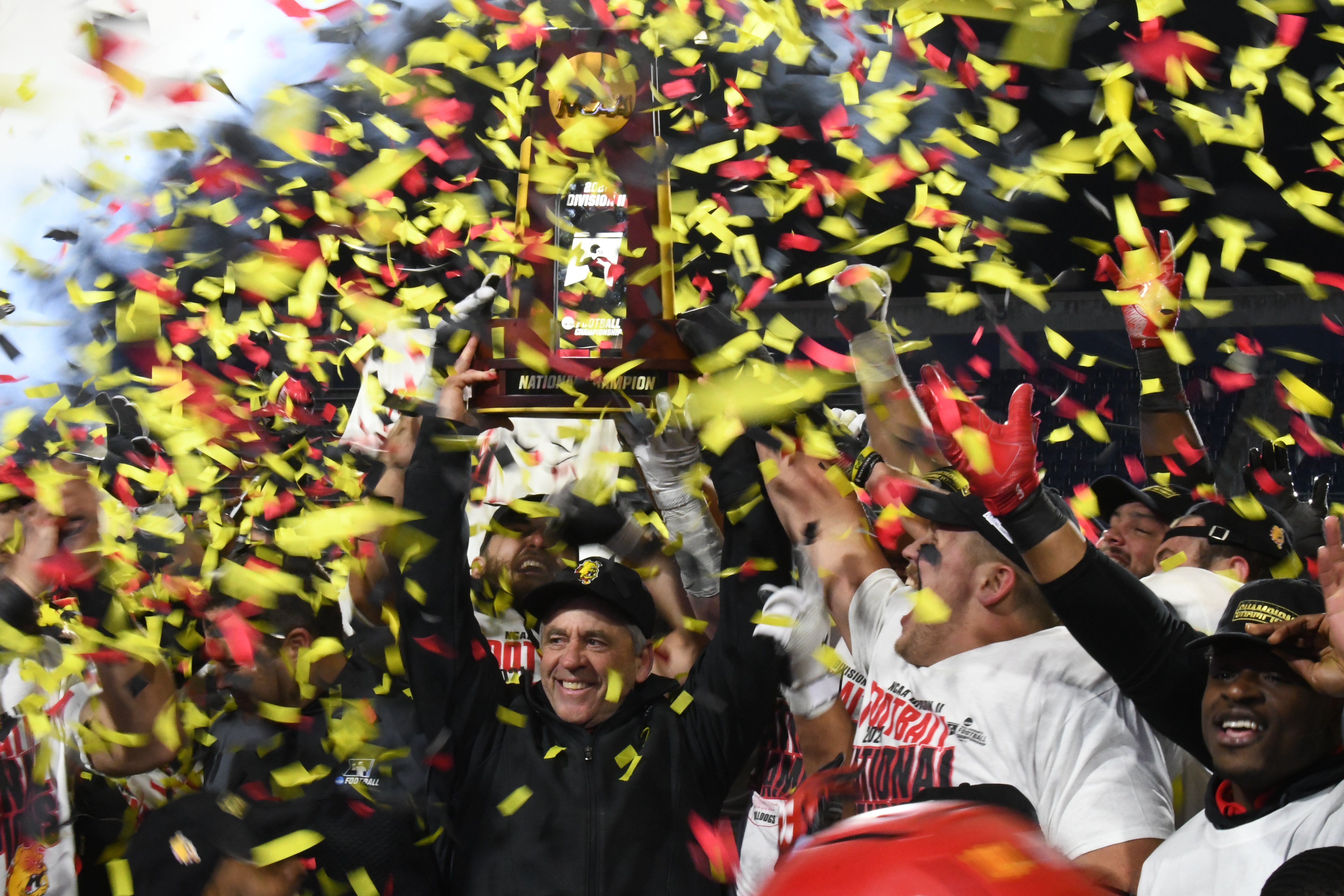 A monumental thing': Ferris State wins first DII national championship in  dominating fashion