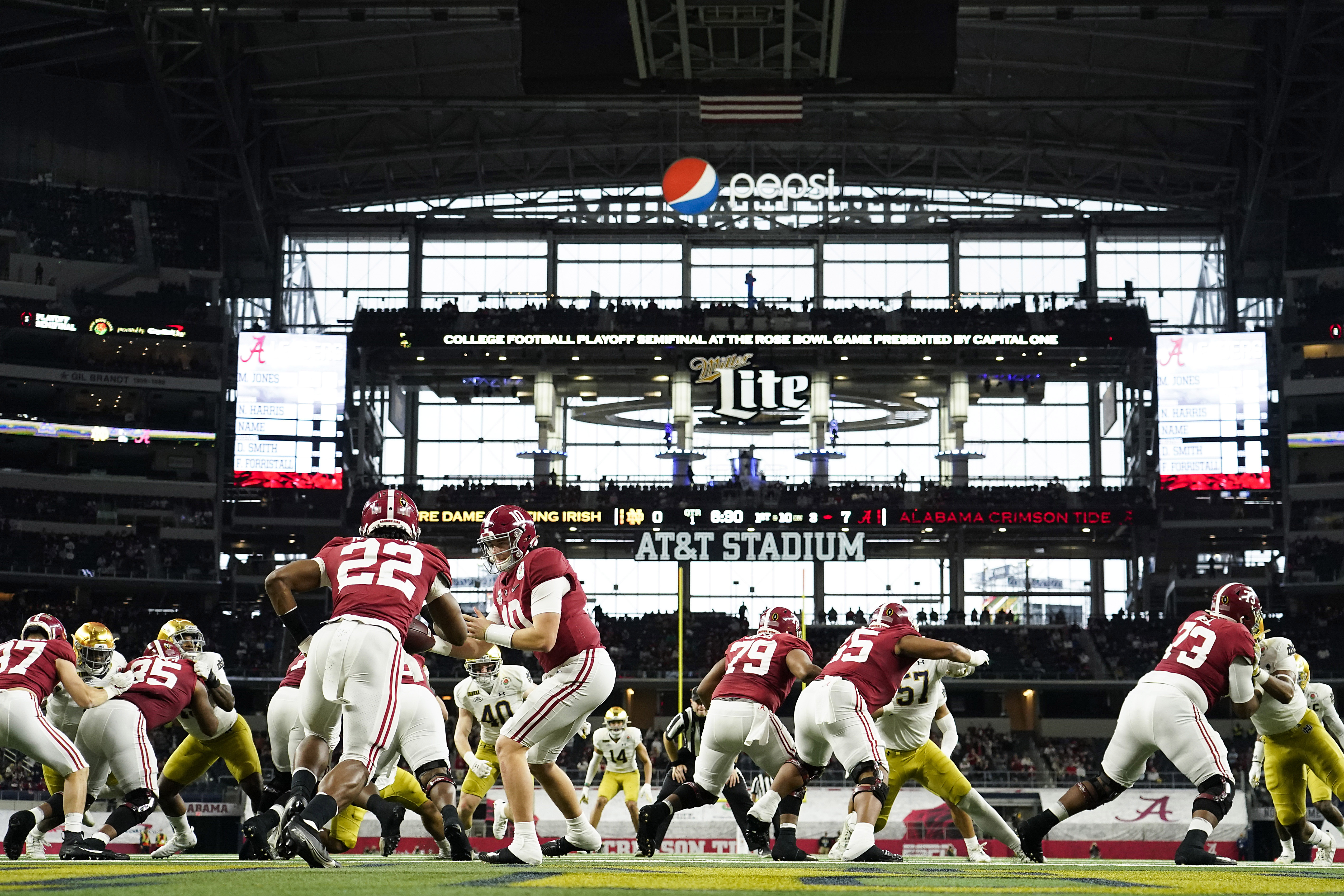 CFP semifinal moved from Rose Bowl to AT&T Stadium in Texas