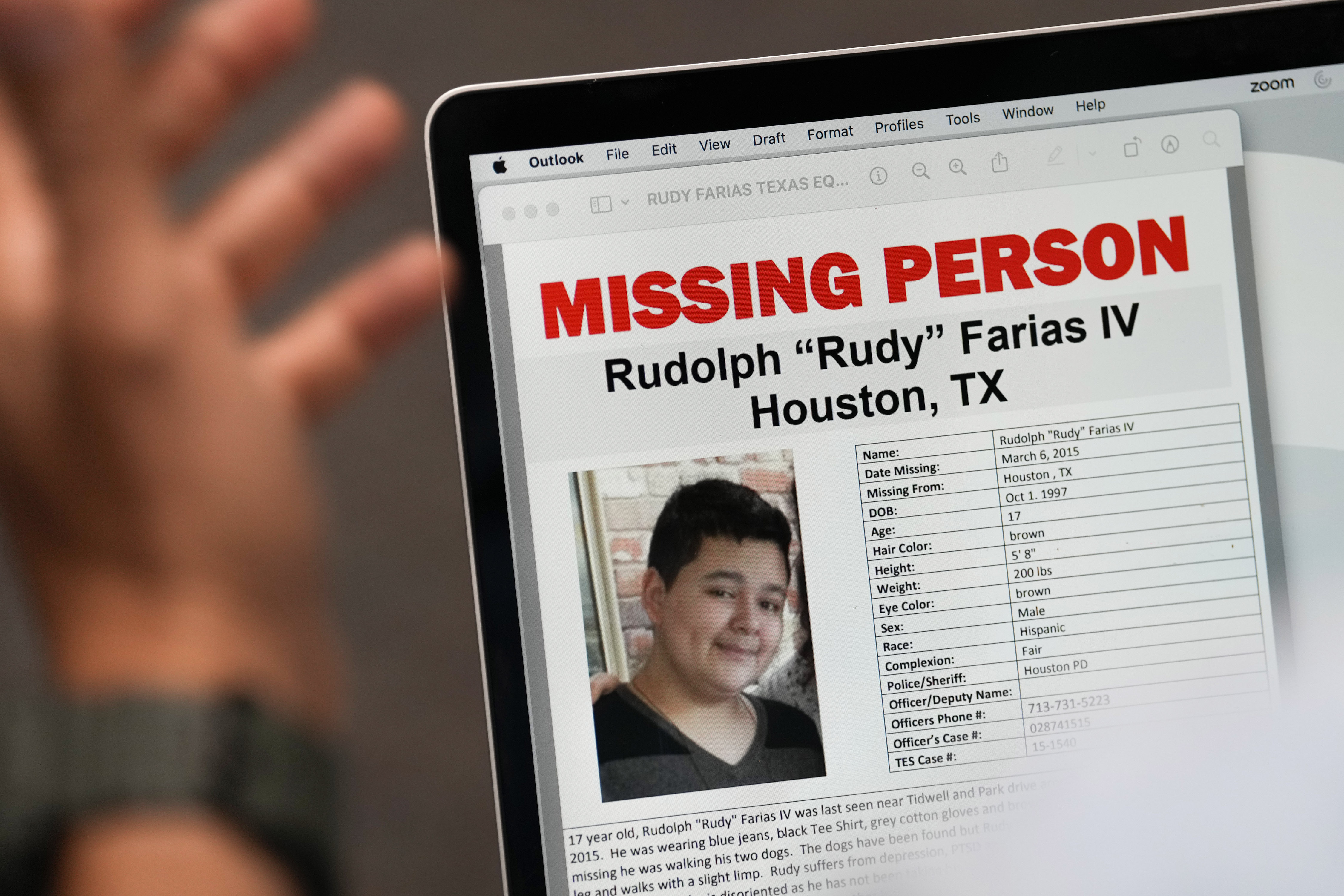 Missing Texan Rudy Farias says mother brainwashed him Its like I lived in a jail