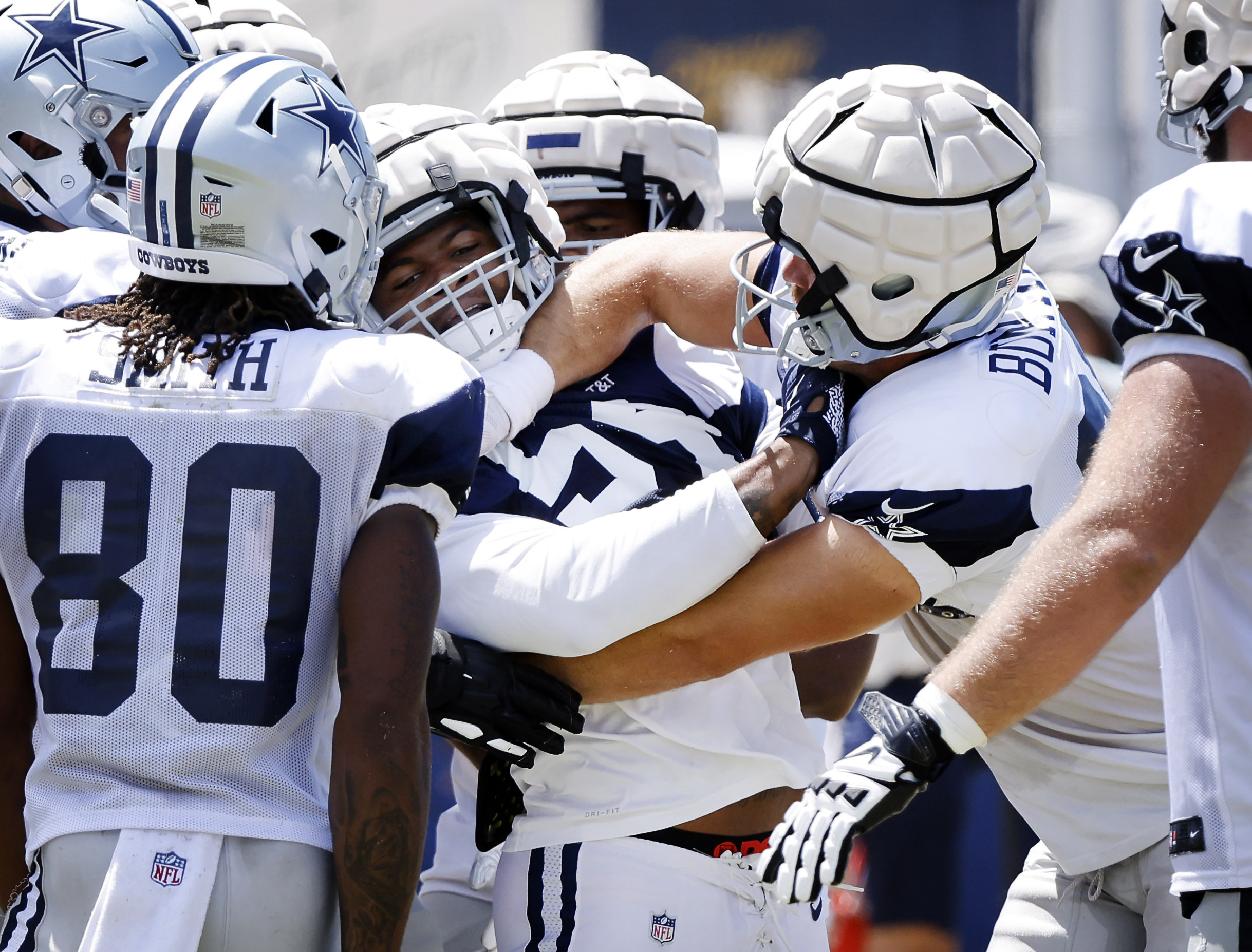 Dallas Cowboys cornerback Isaac Taylor-Stuart (36) takes his