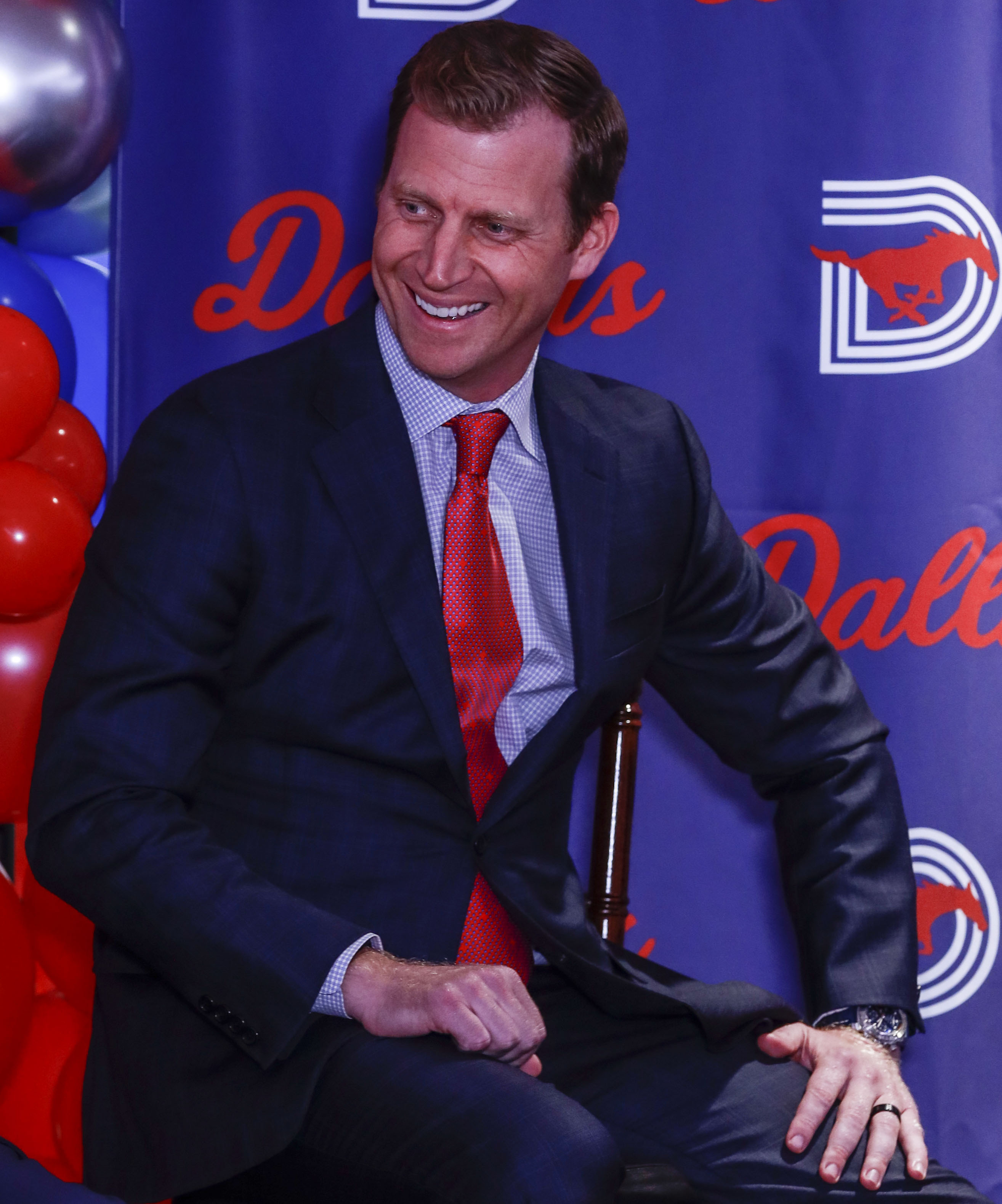 Welcome back: SMU introduces Rhett Lashlee Mustangs' new head coach ...