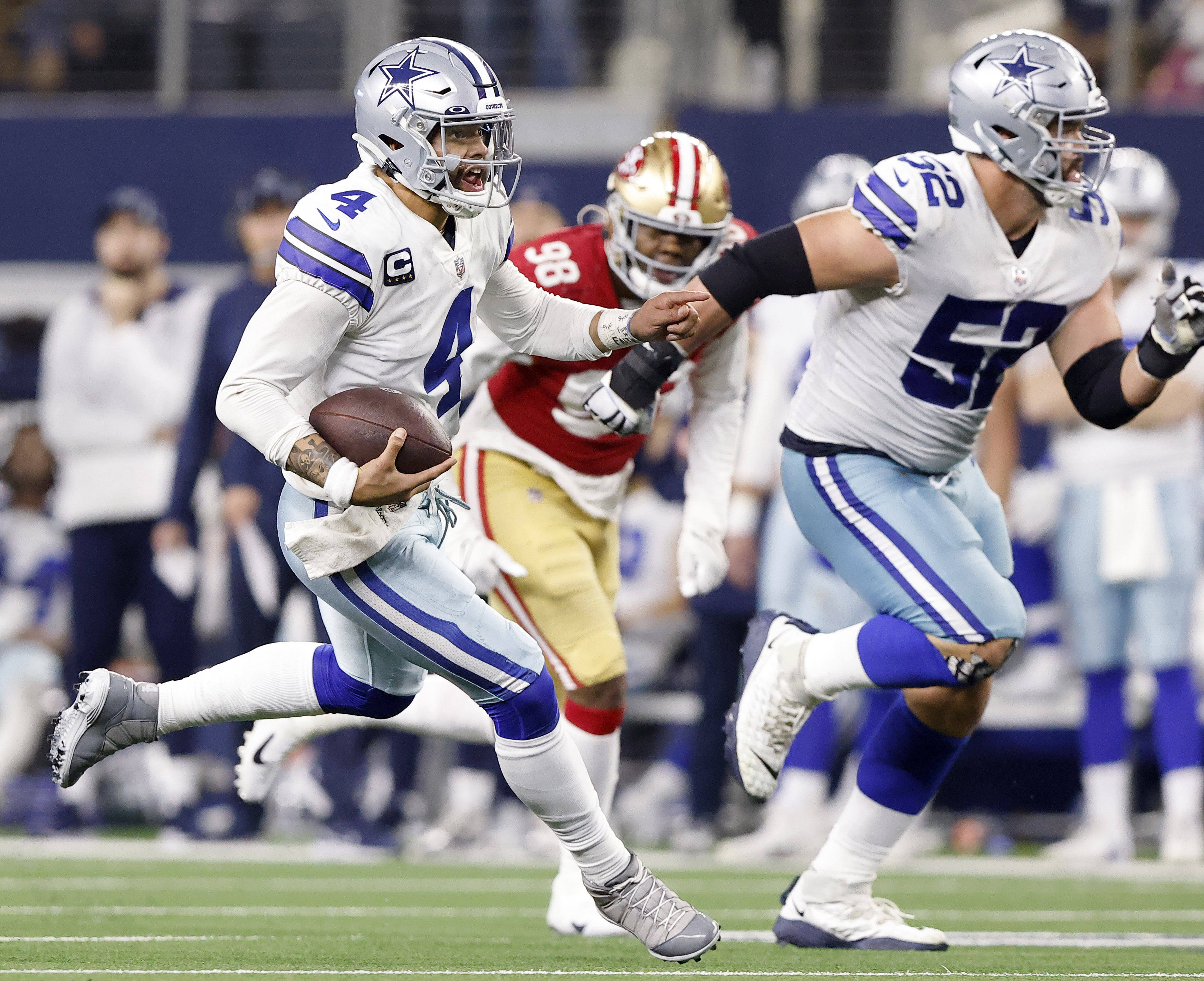 PFF ranked Dak Prescott in top 10 in consensus deep passing